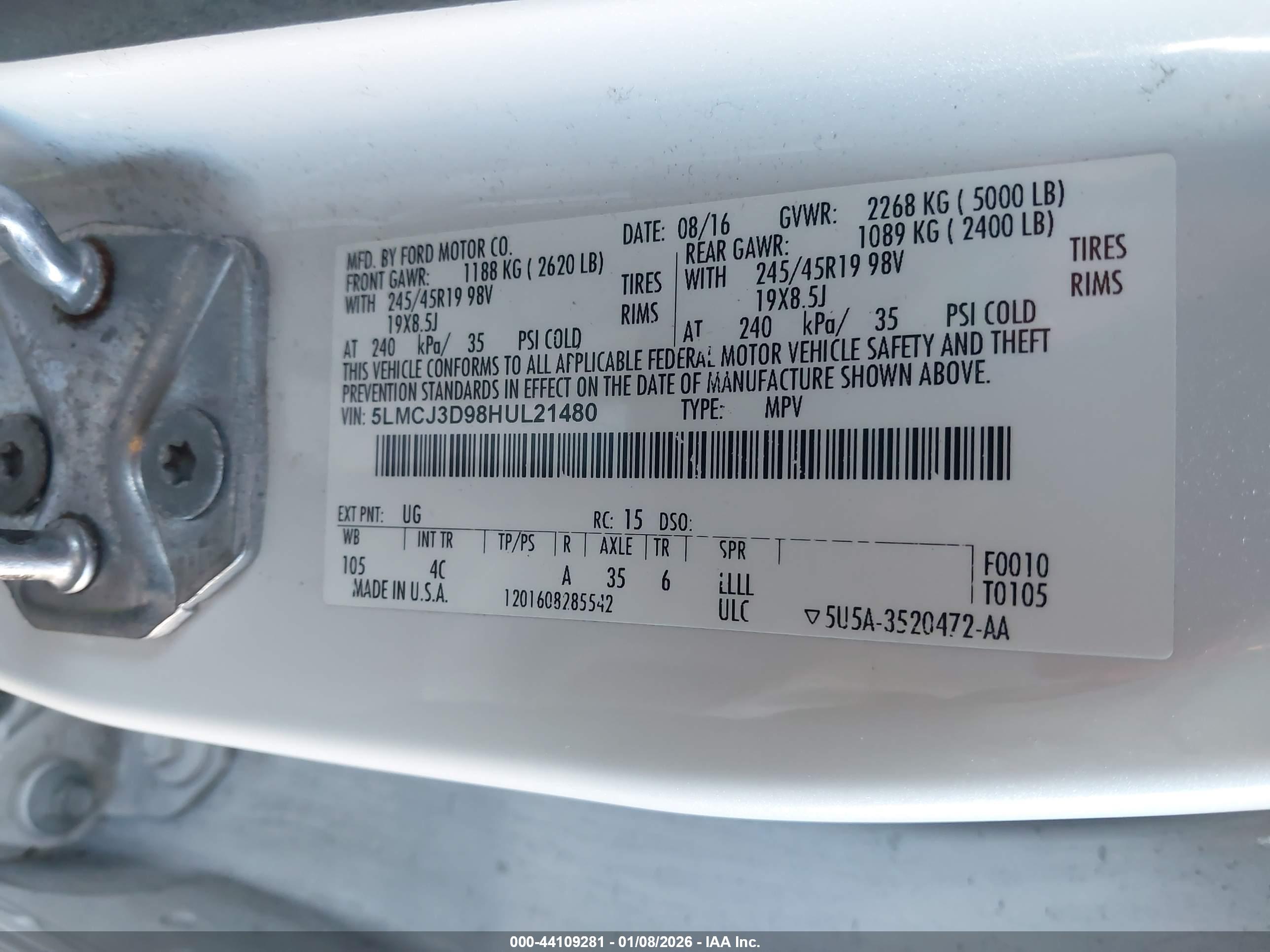 LINCOLN MKC image 9