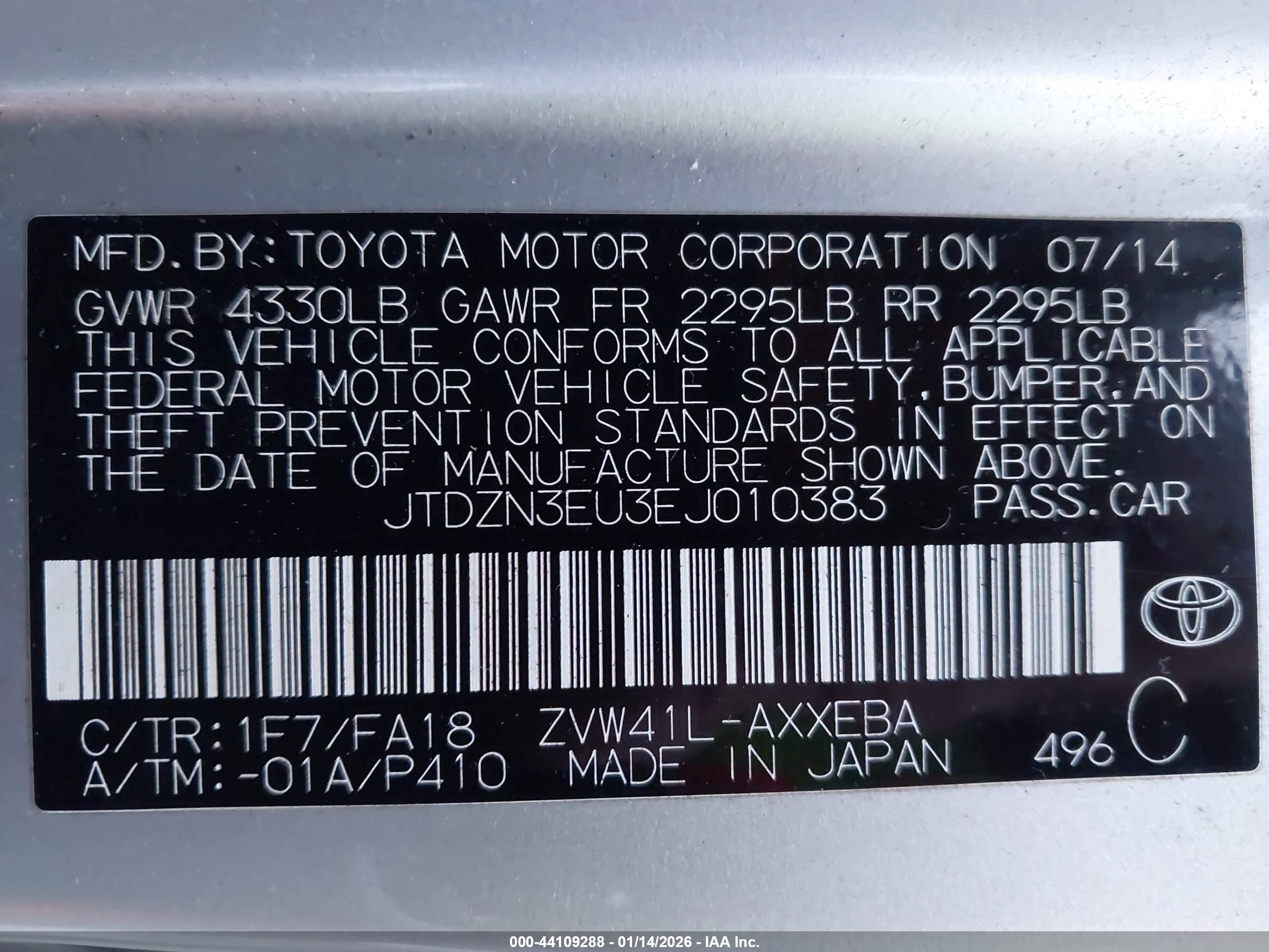TOYOTA PRIUS image 9