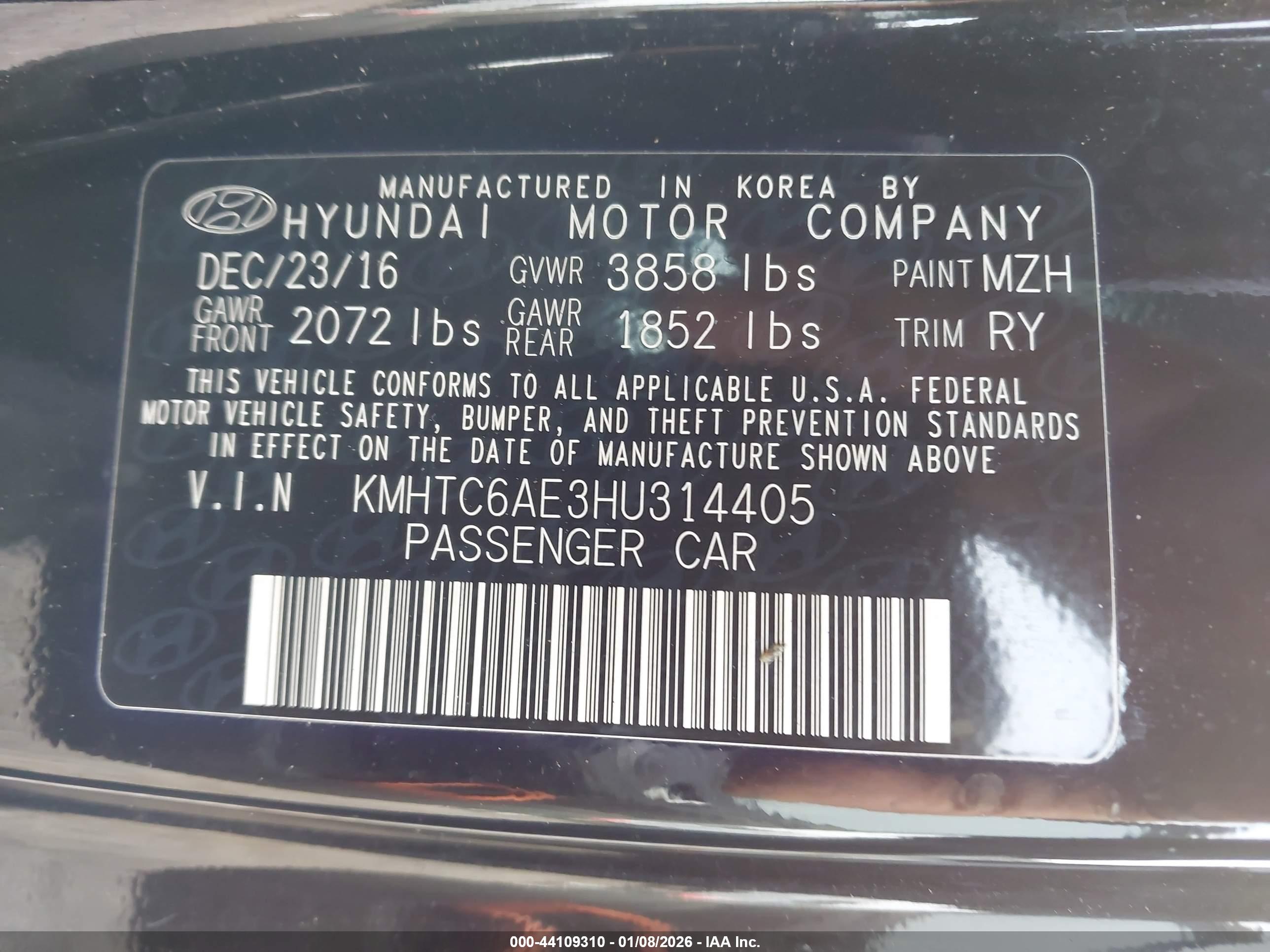 HYUNDAI VELOSTER image 9
