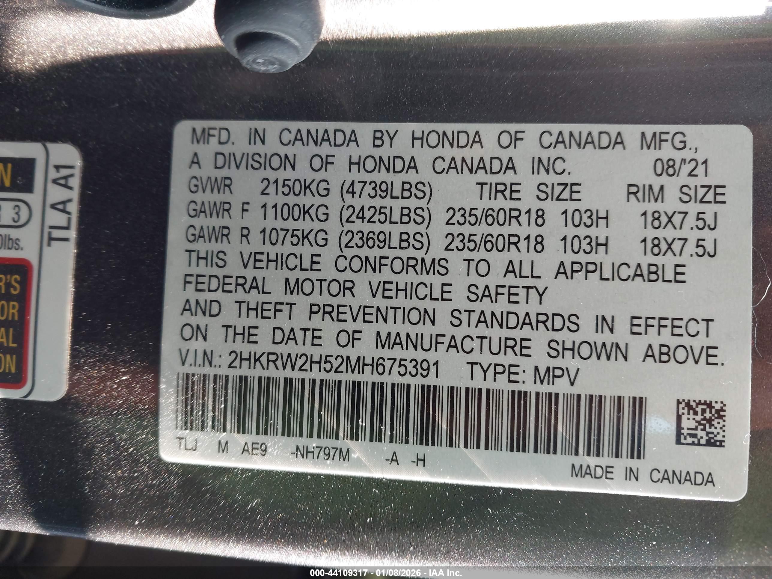 HONDA CR-V image 9