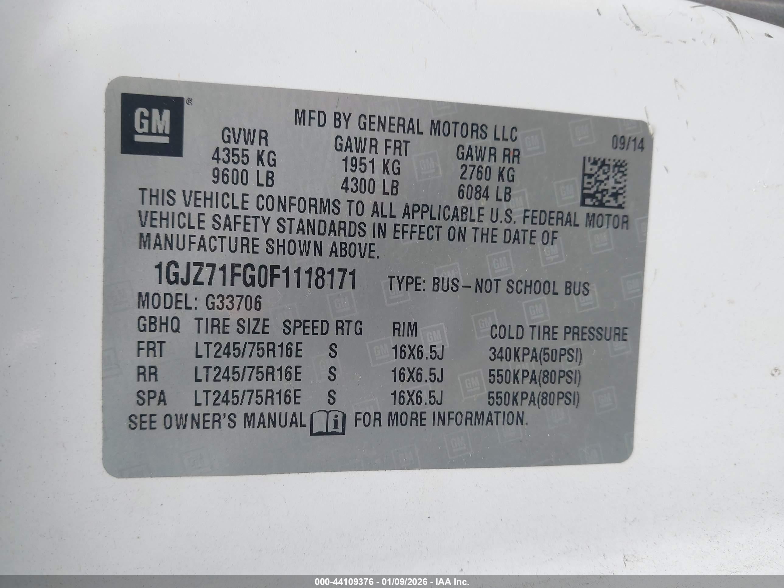 GMC SAVANA image 9