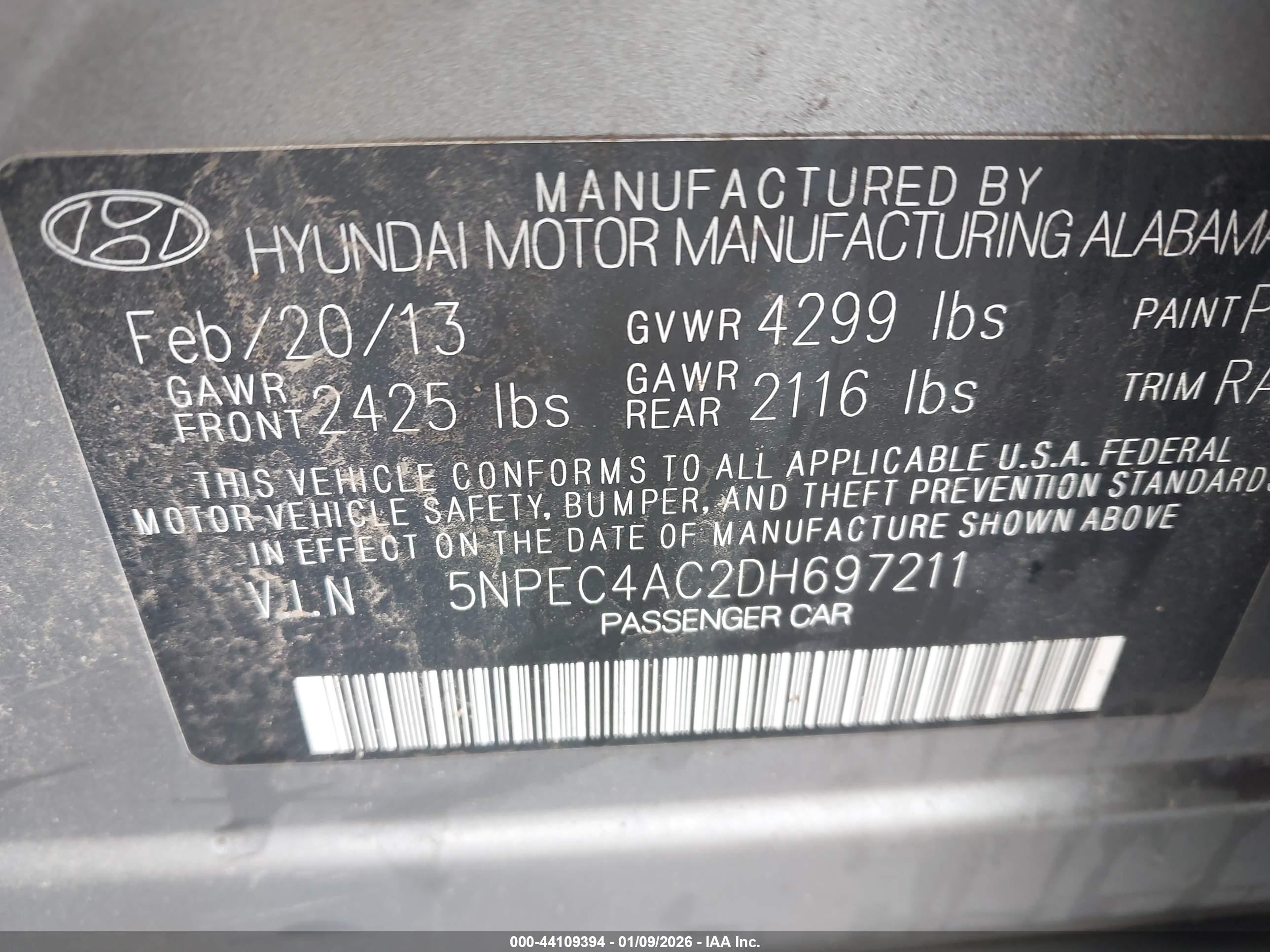 HYUNDAI SONATA image 9