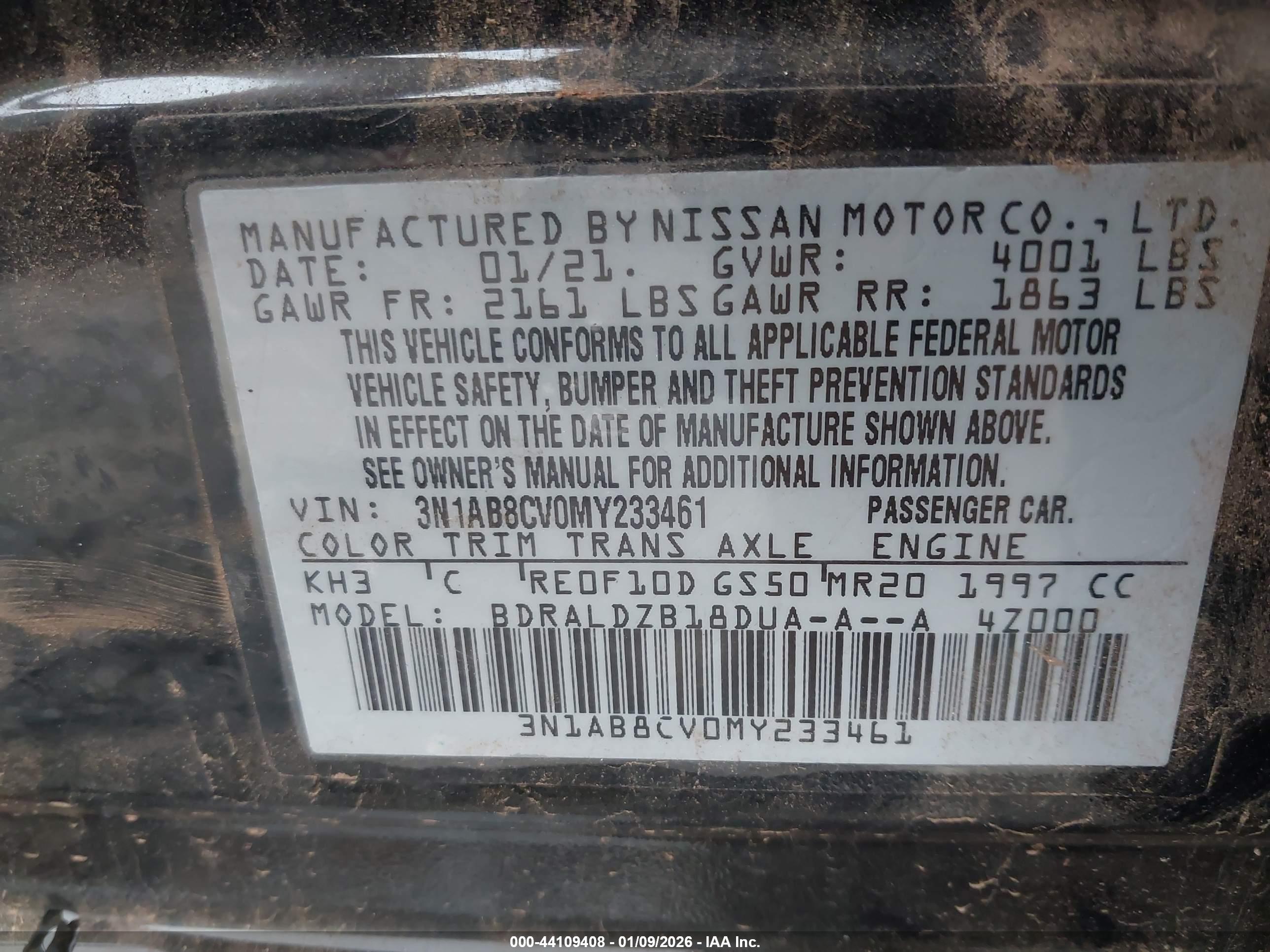 NISSAN SENTRA image 9