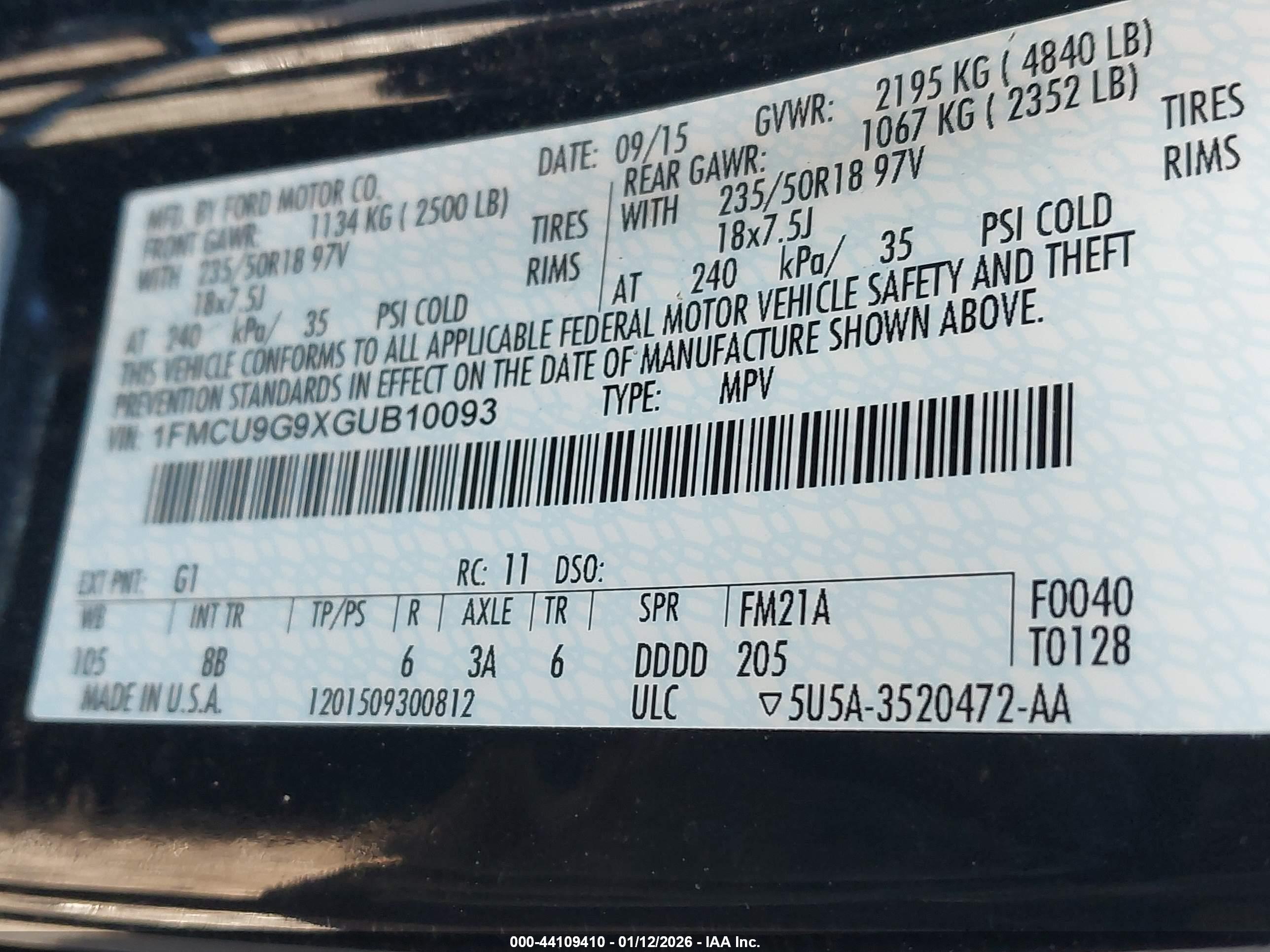 FORD ESCAPE image 9