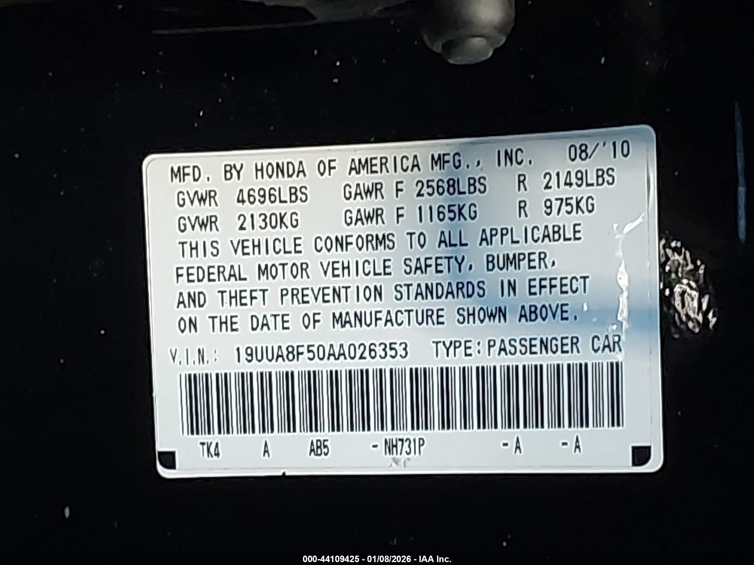 ACURA TL image 9
