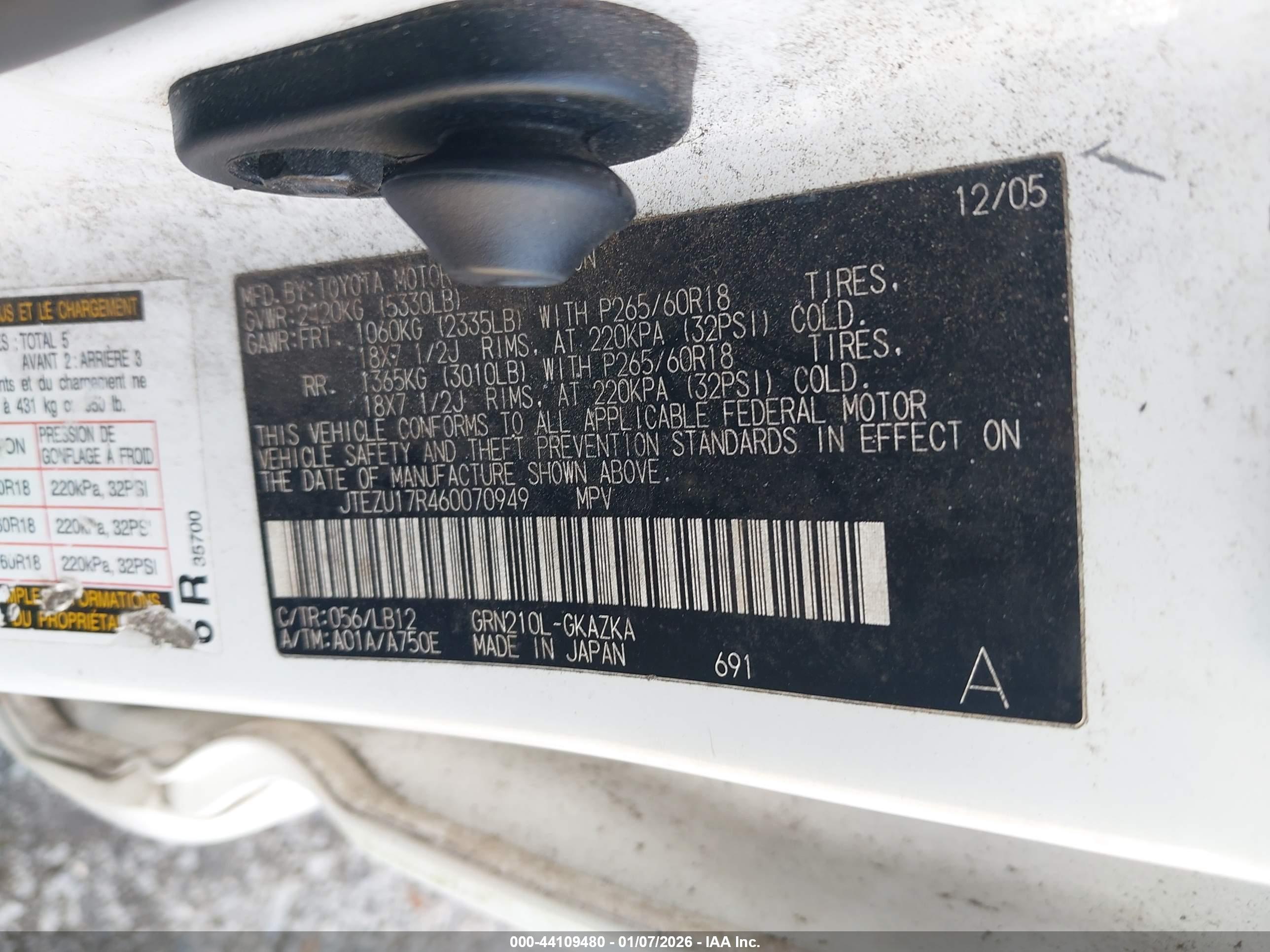 TOYOTA 4RUNNER image 9