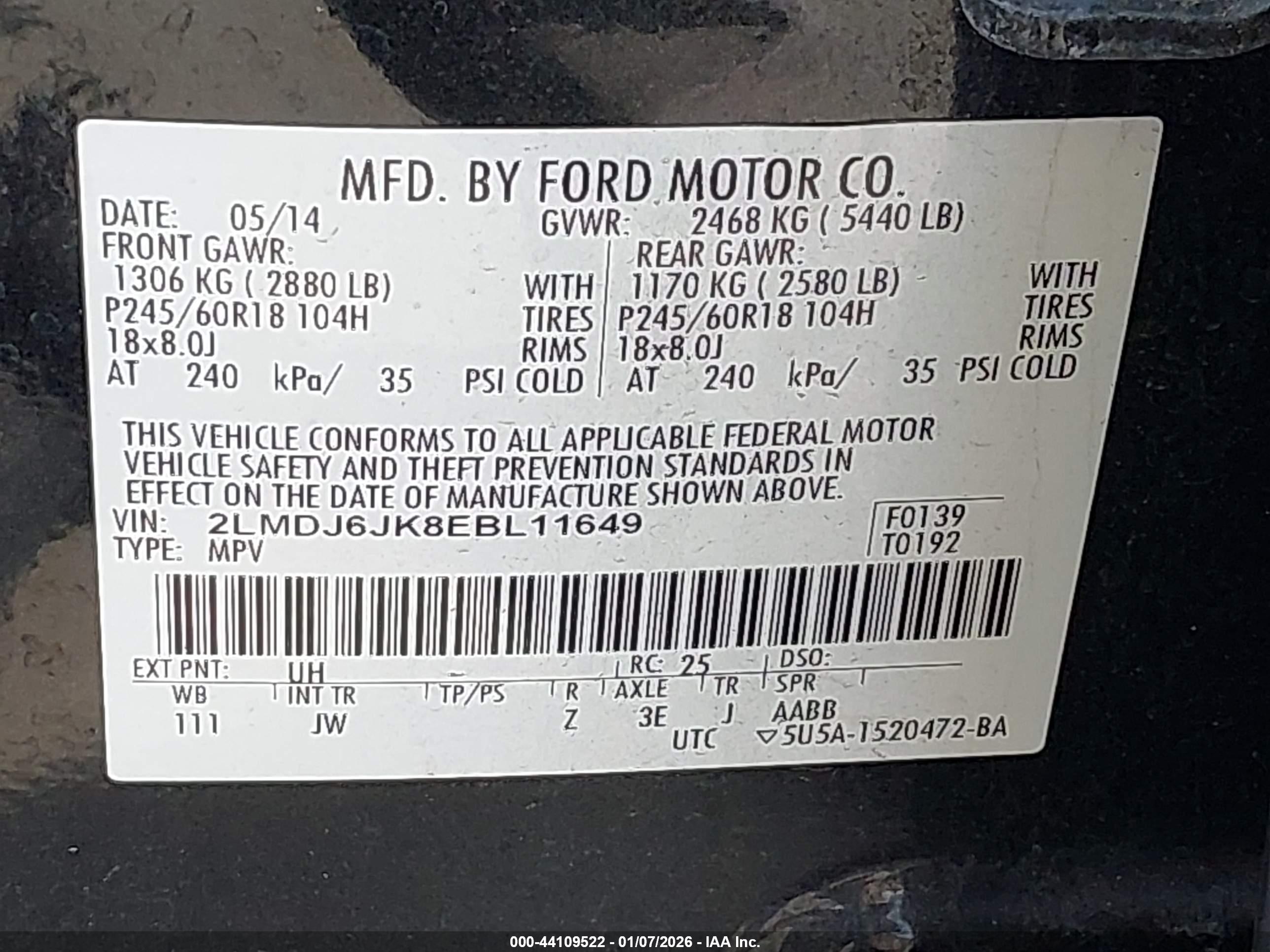LINCOLN MKX image 9