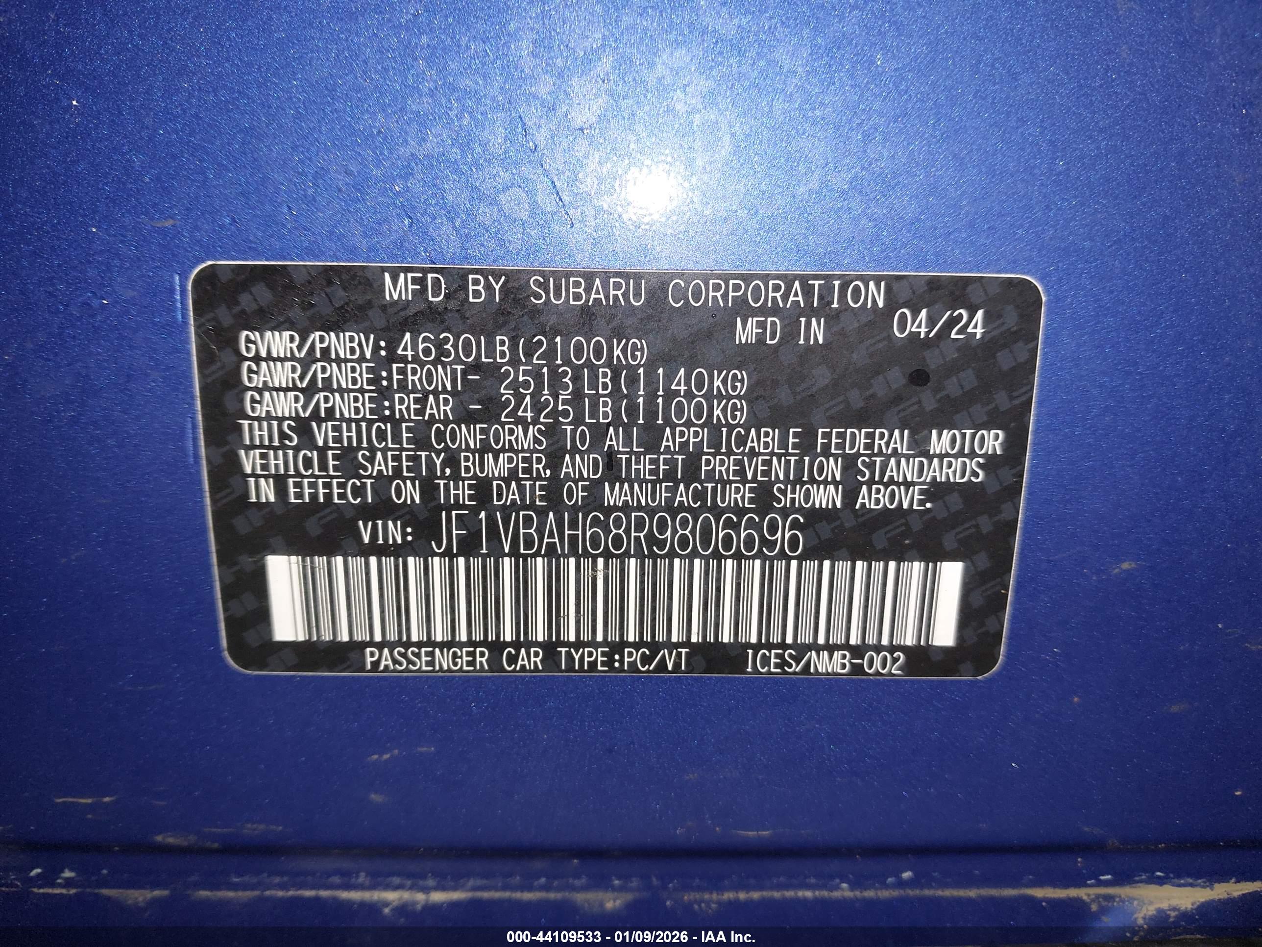 SUBARU WRX image 9