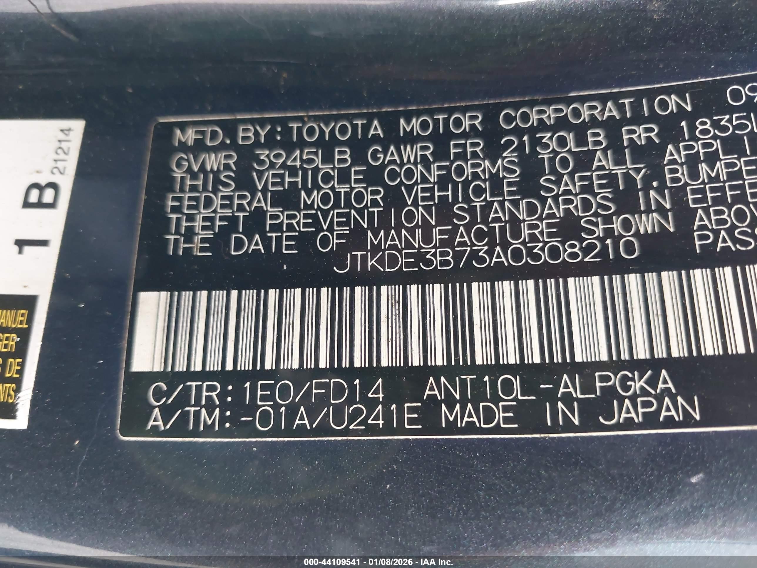TOYOTA SCION image 9