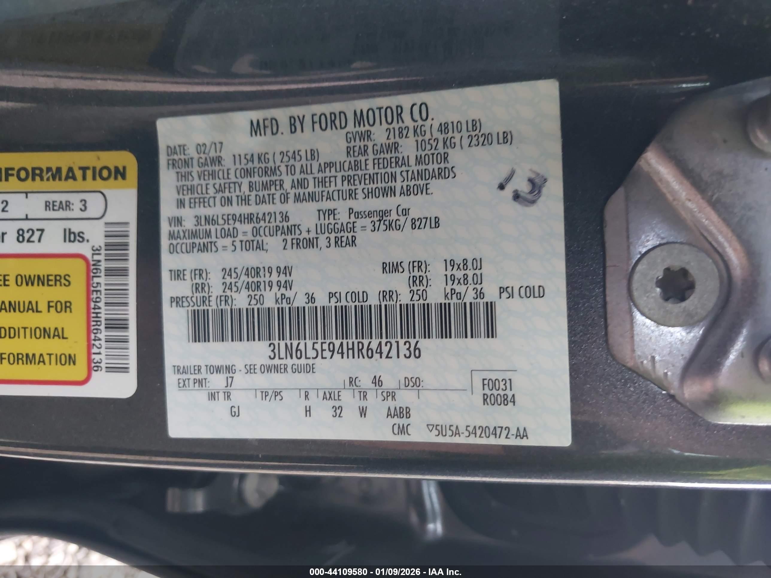 LINCOLN MKZ image 9
