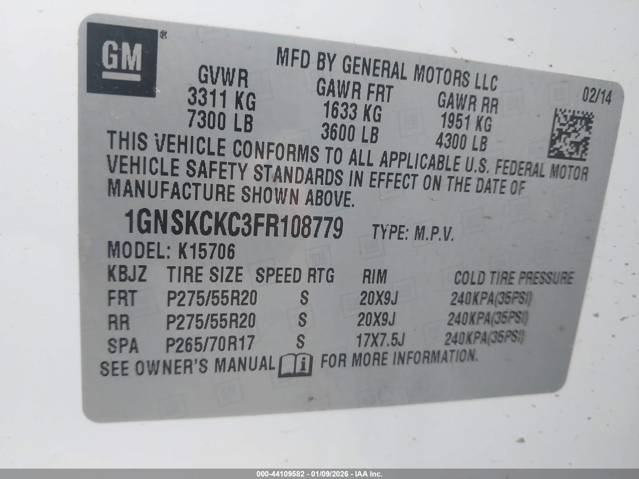 CHEVROLET TAHOE image 9