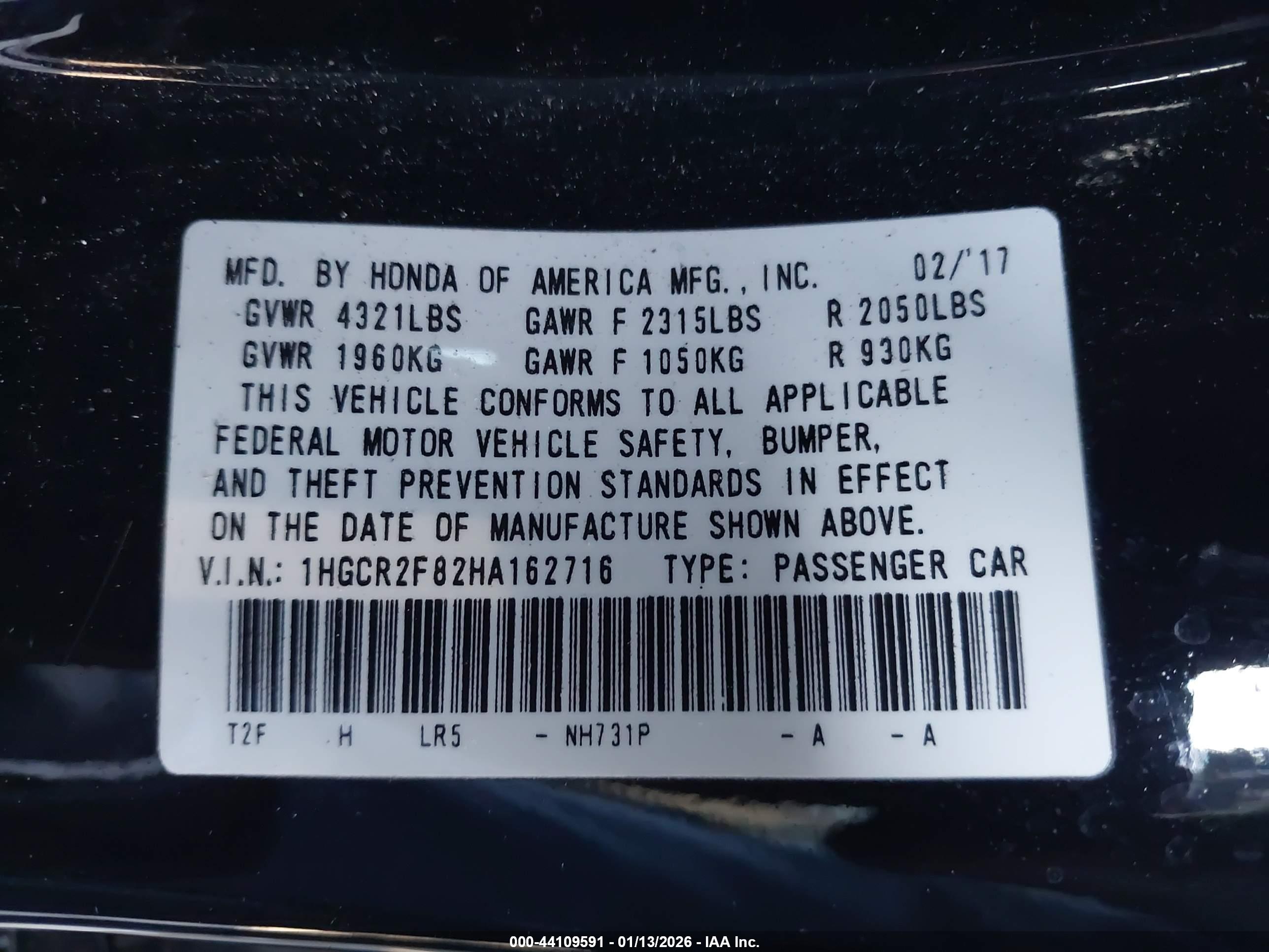 HONDA ACCORD image 9