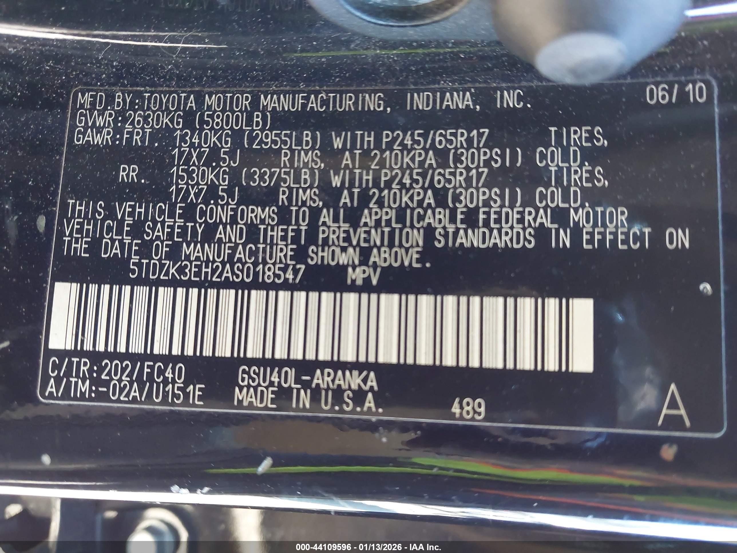 TOYOTA HIGHLANDER image 9