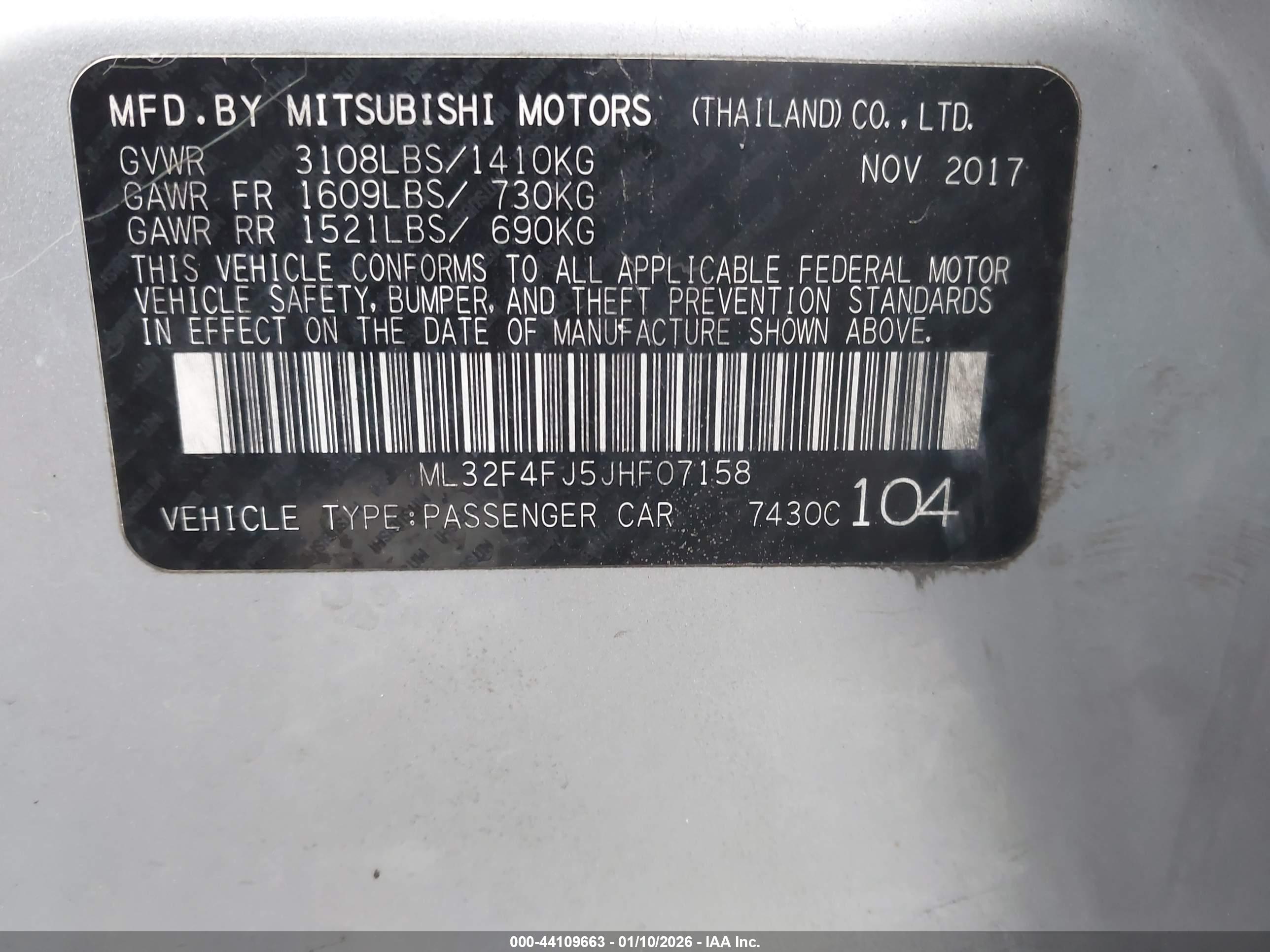 MITSUBISHI MIRAGE image 9