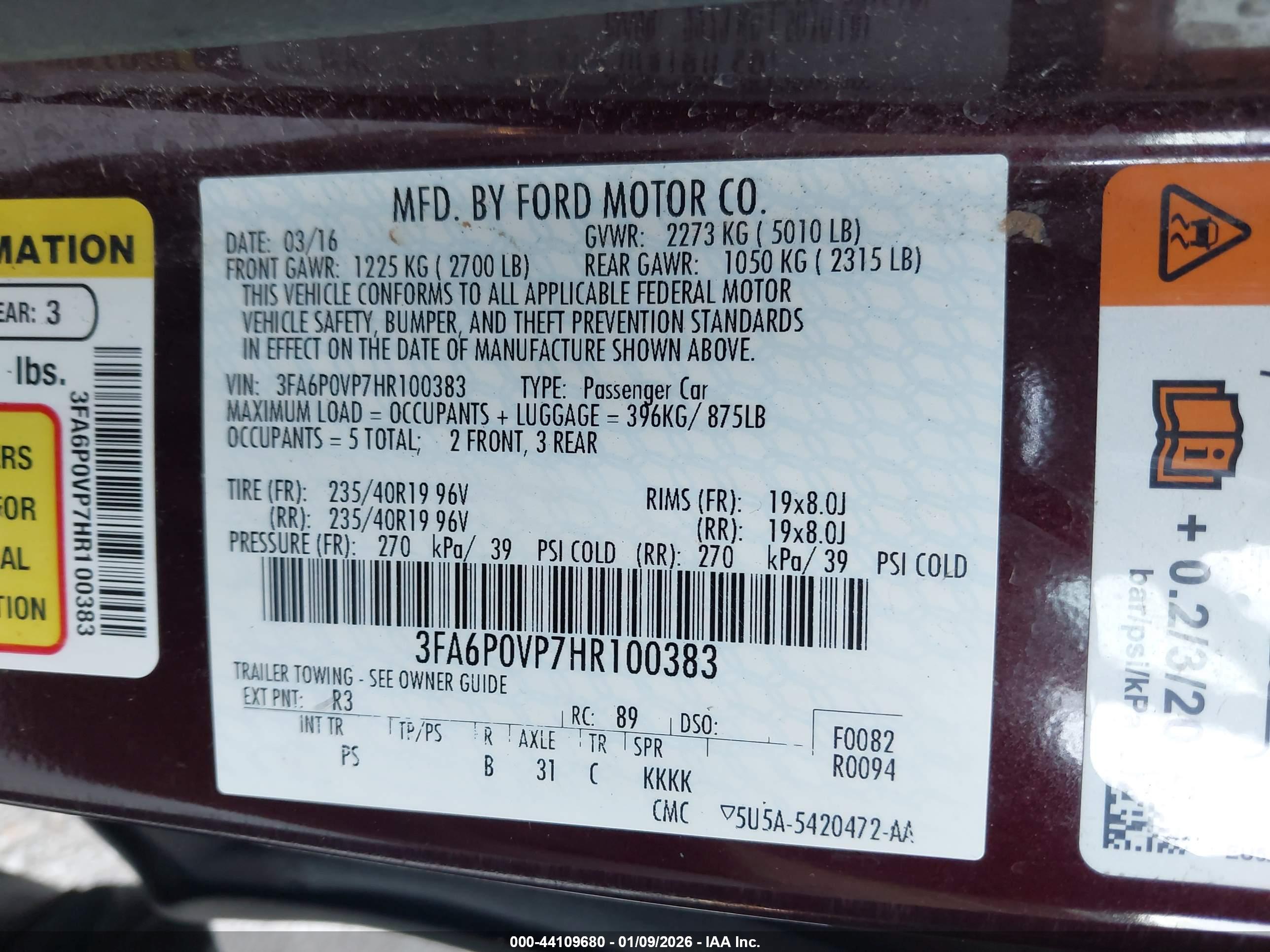 FORD FUSION image 9