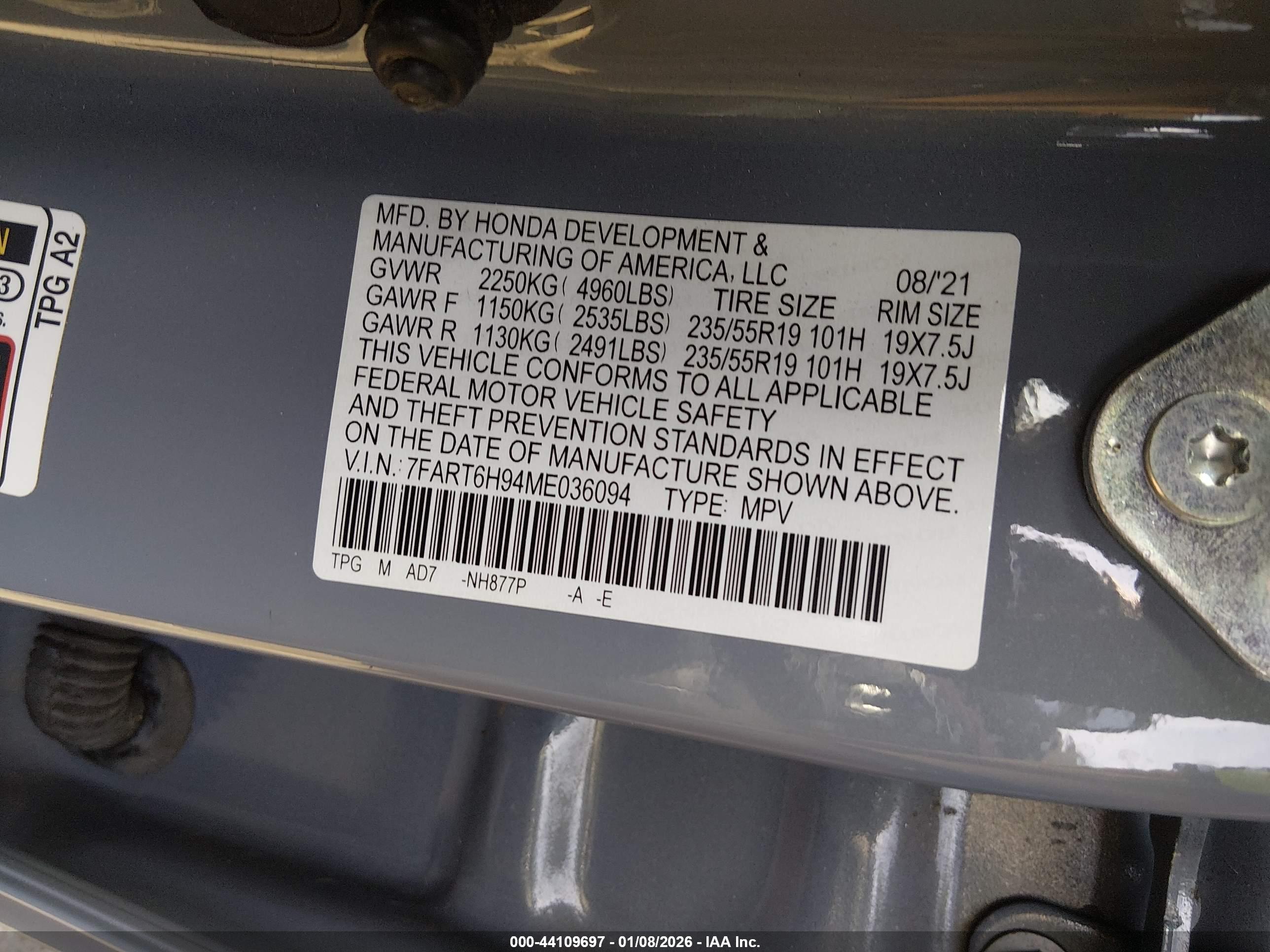 HONDA CR-V image 9