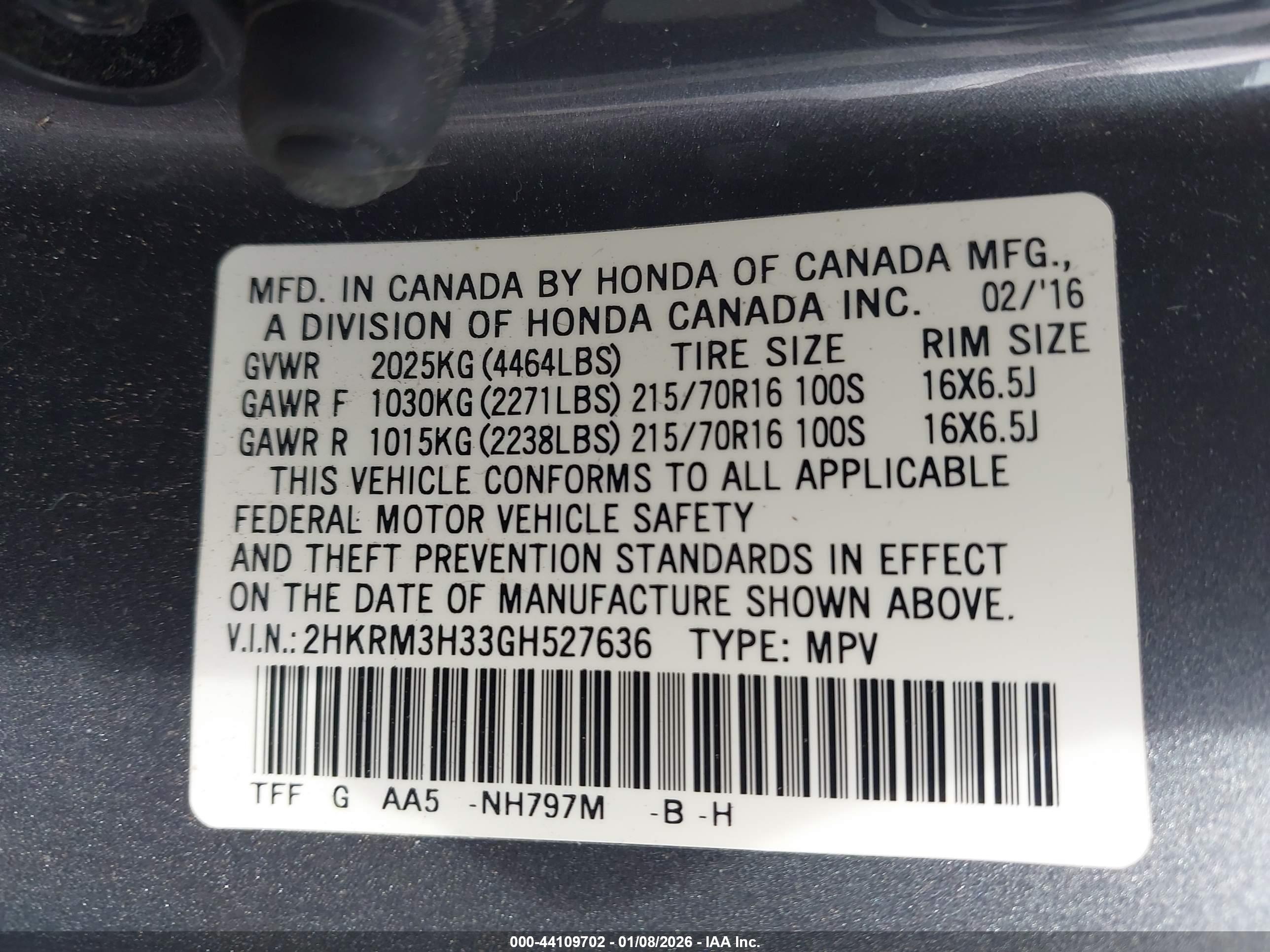 HONDA CR-V image 9