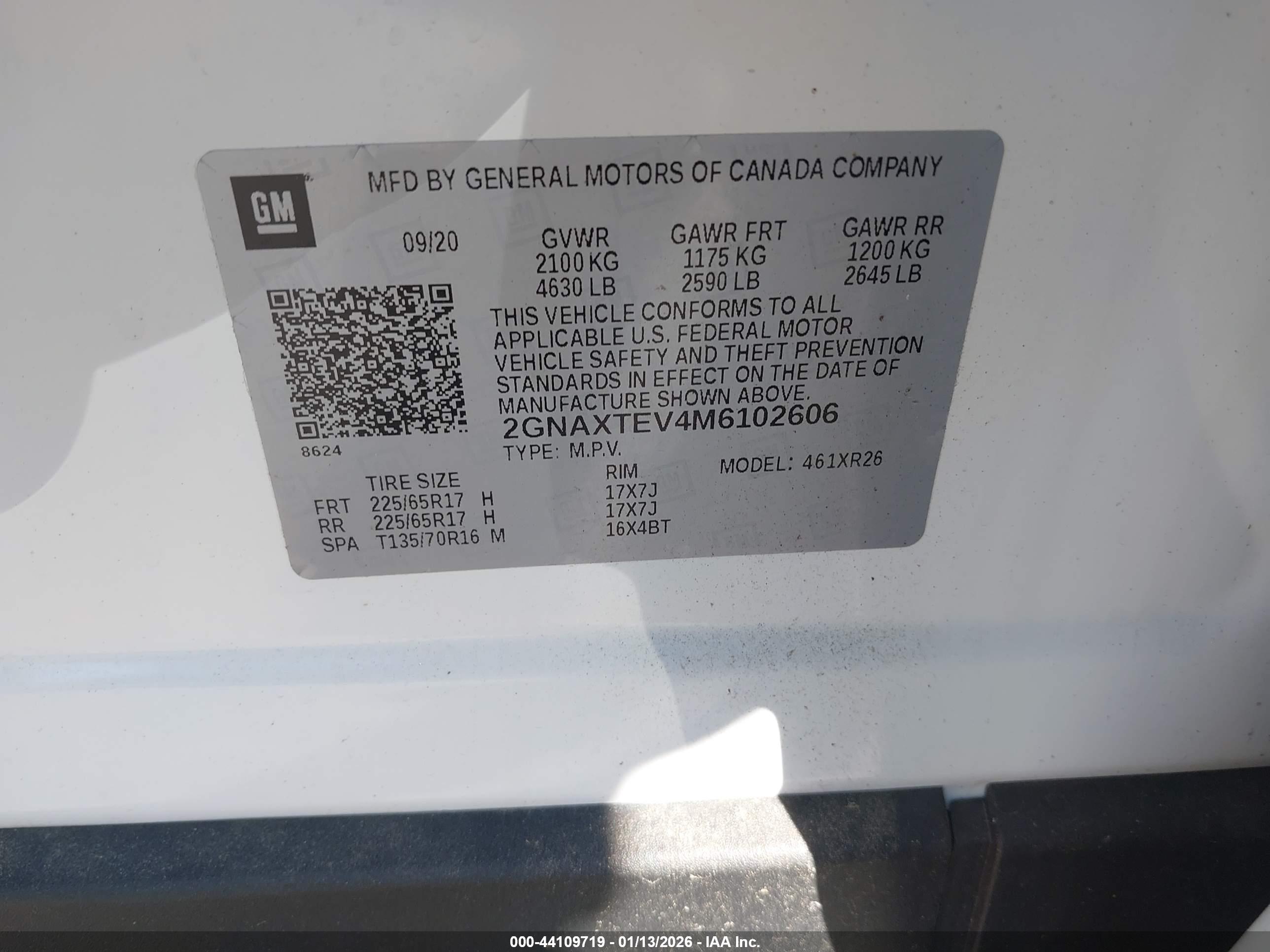 CHEVROLET EQUINOX image 9