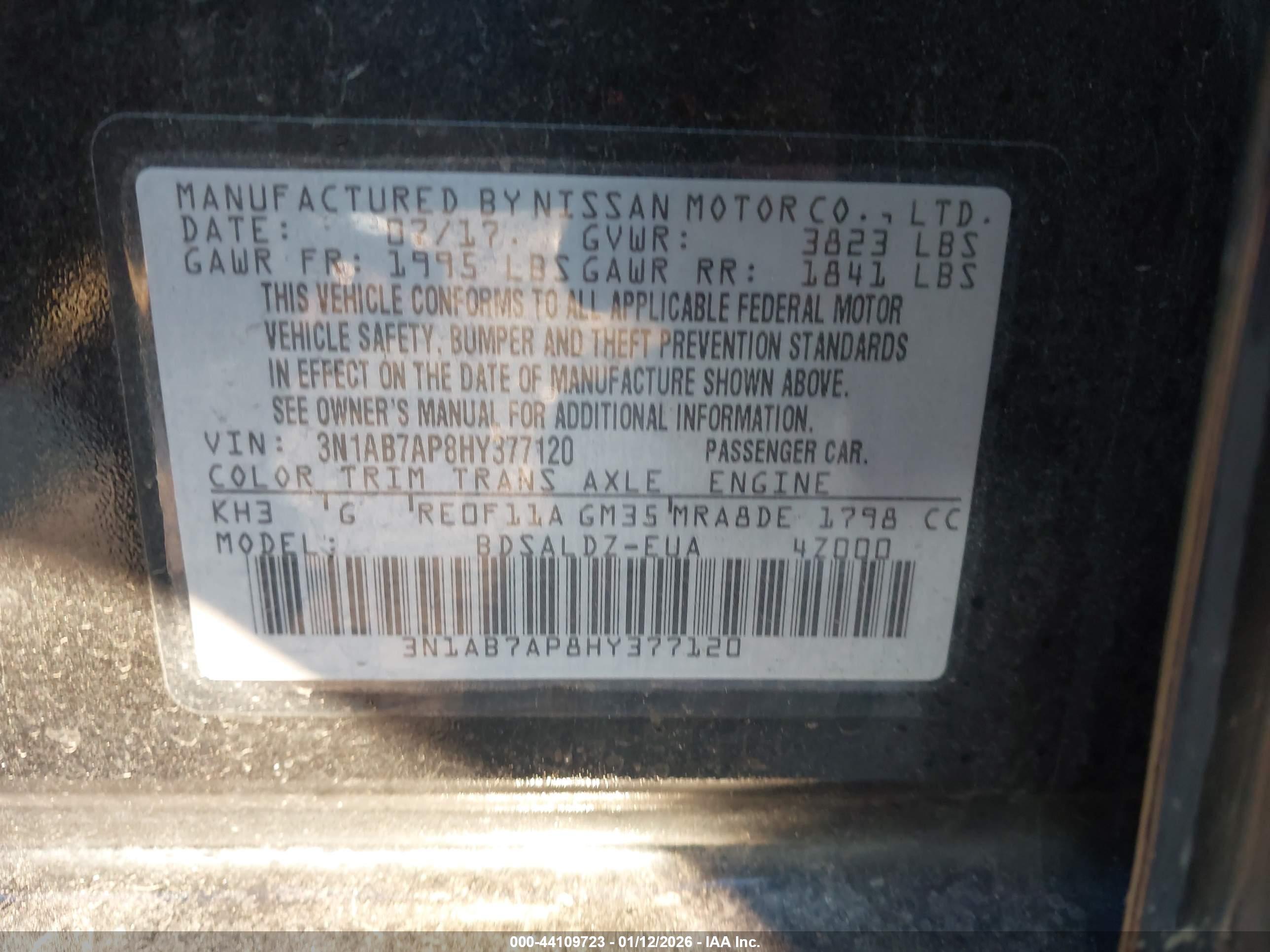 NISSAN SENTRA image 9