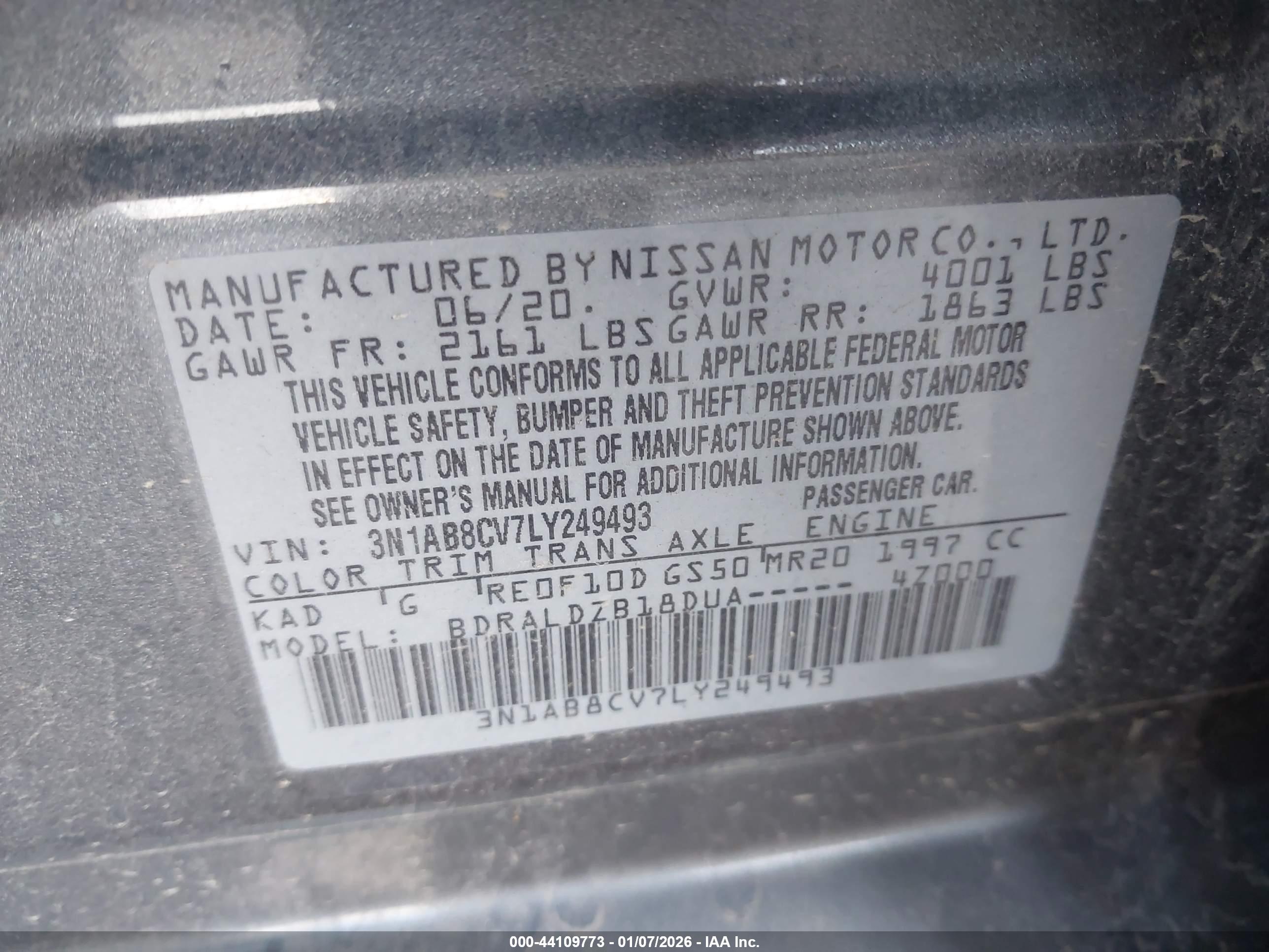 NISSAN SENTRA image 9