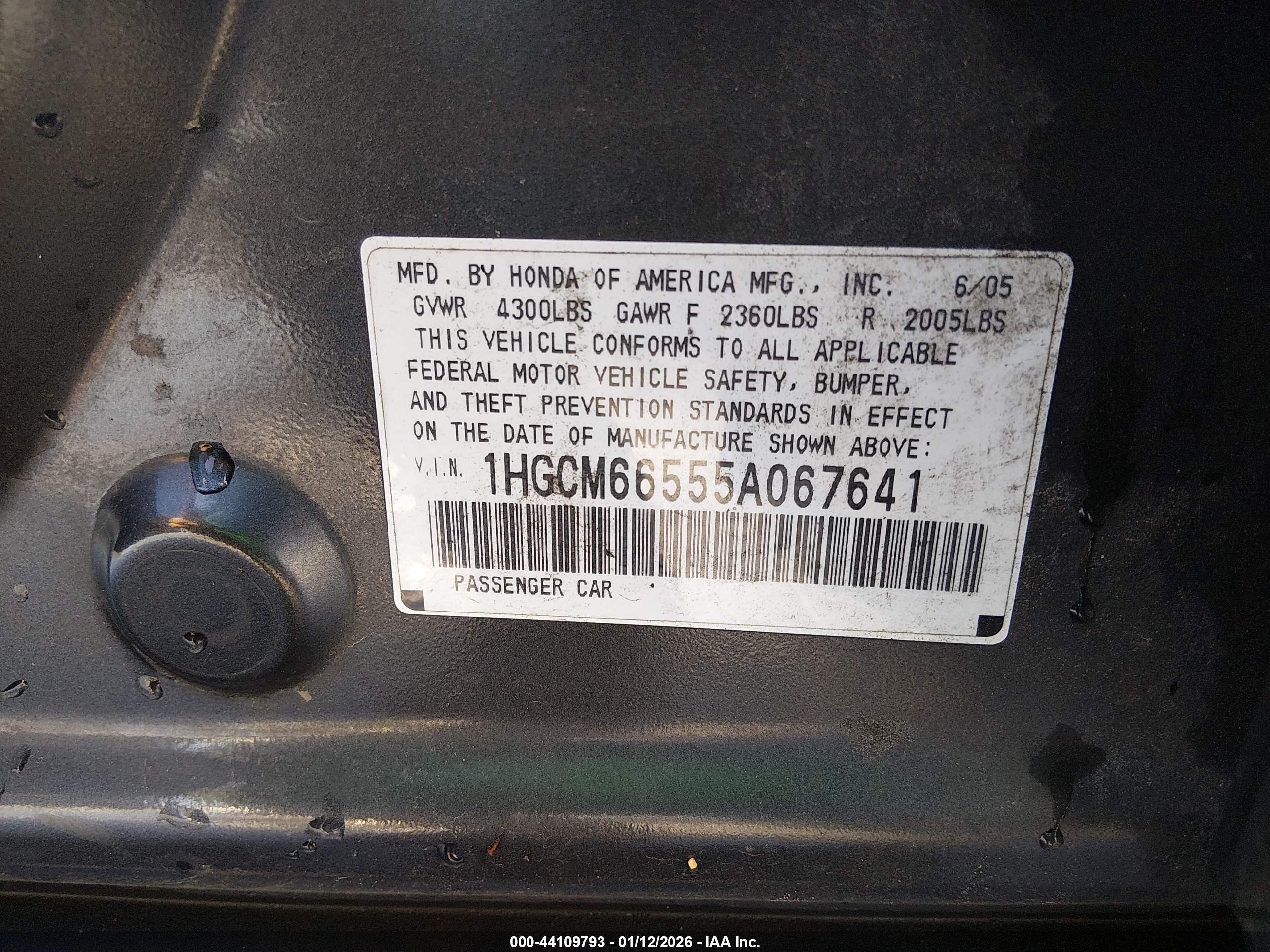 HONDA ACCORD image 9