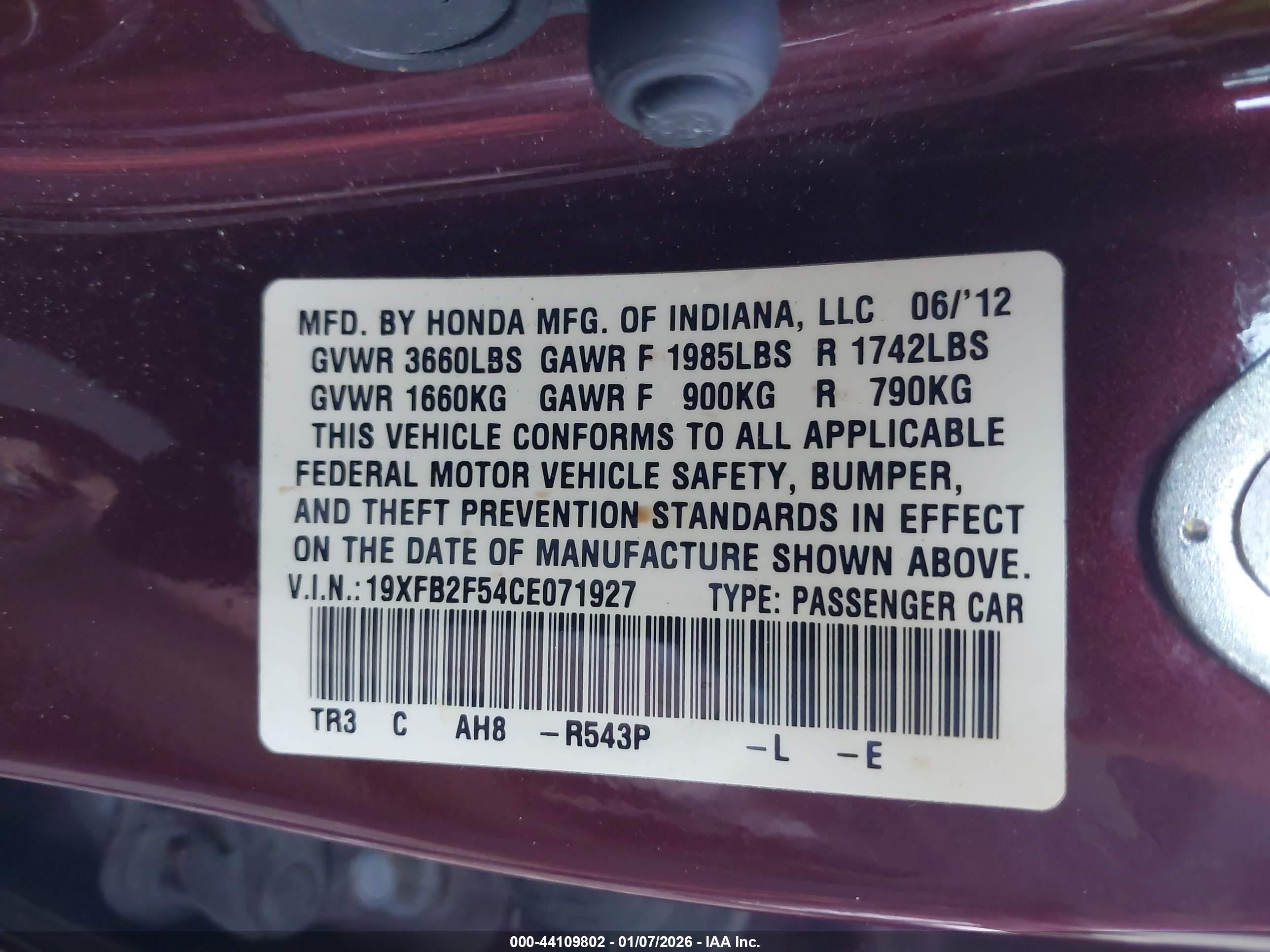 HONDA CIVIC image 9