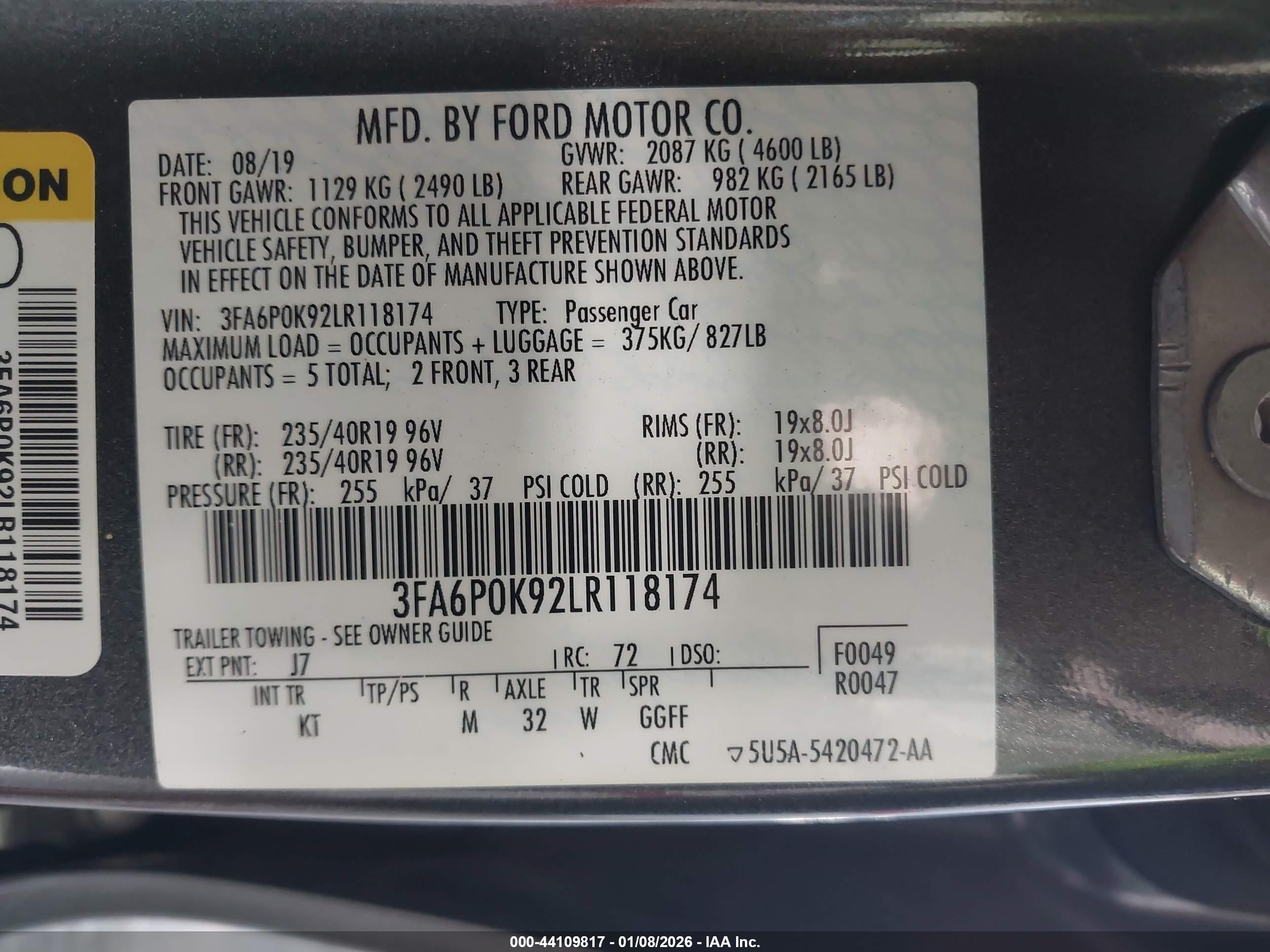 FORD FUSION image 9