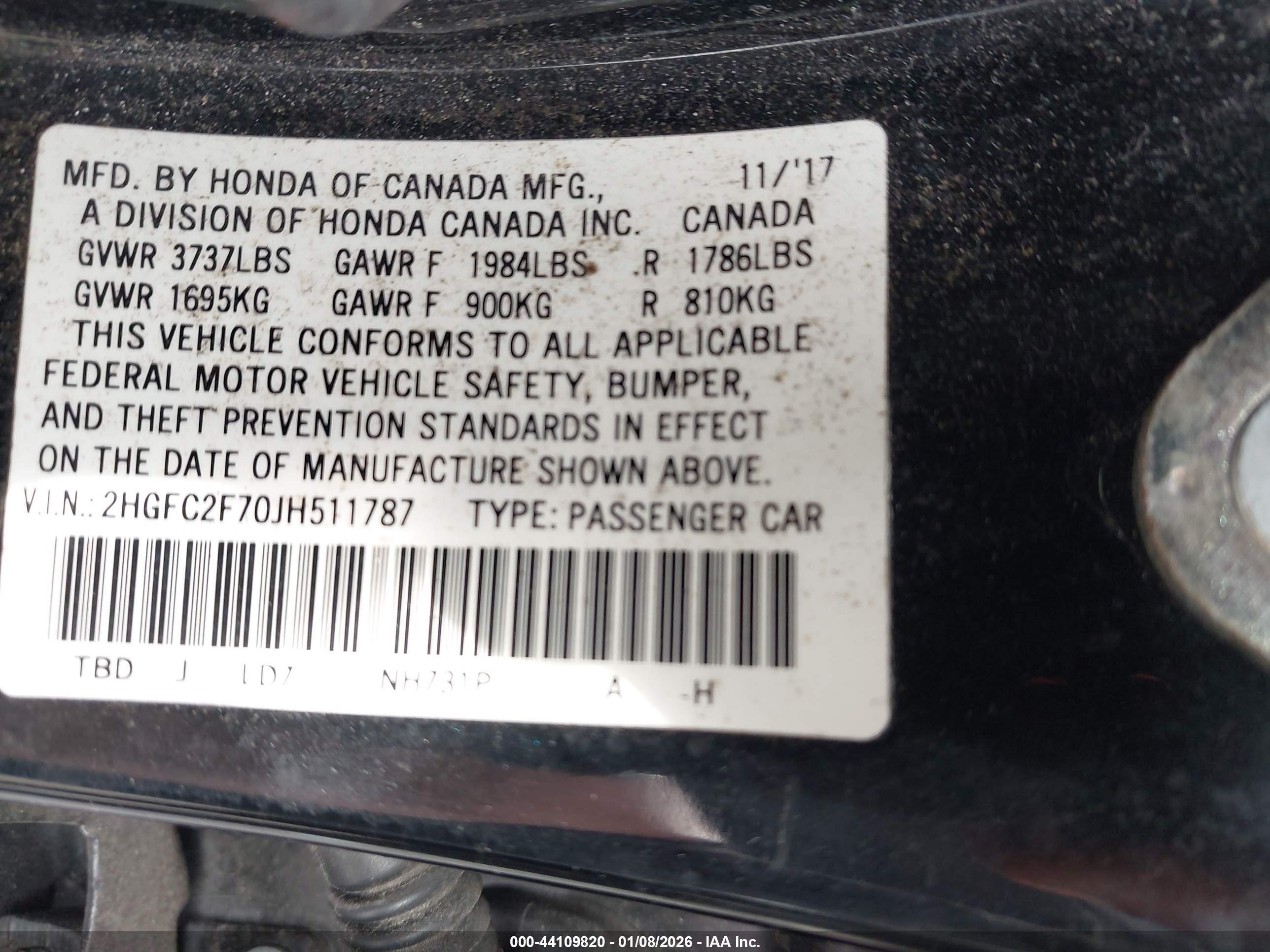 HONDA CIVIC image 9