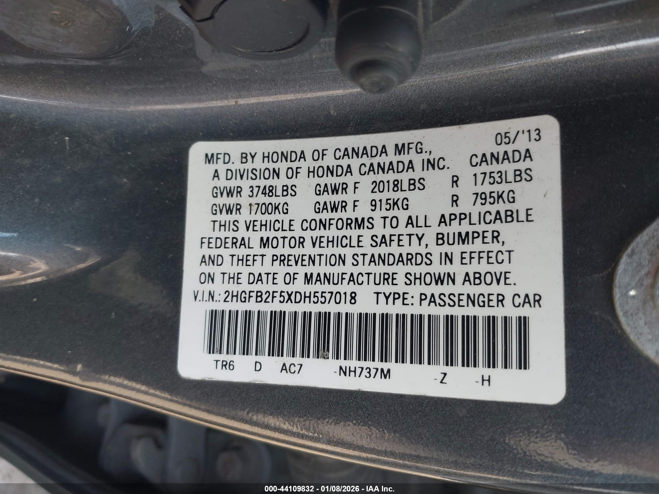 HONDA CIVIC image 9