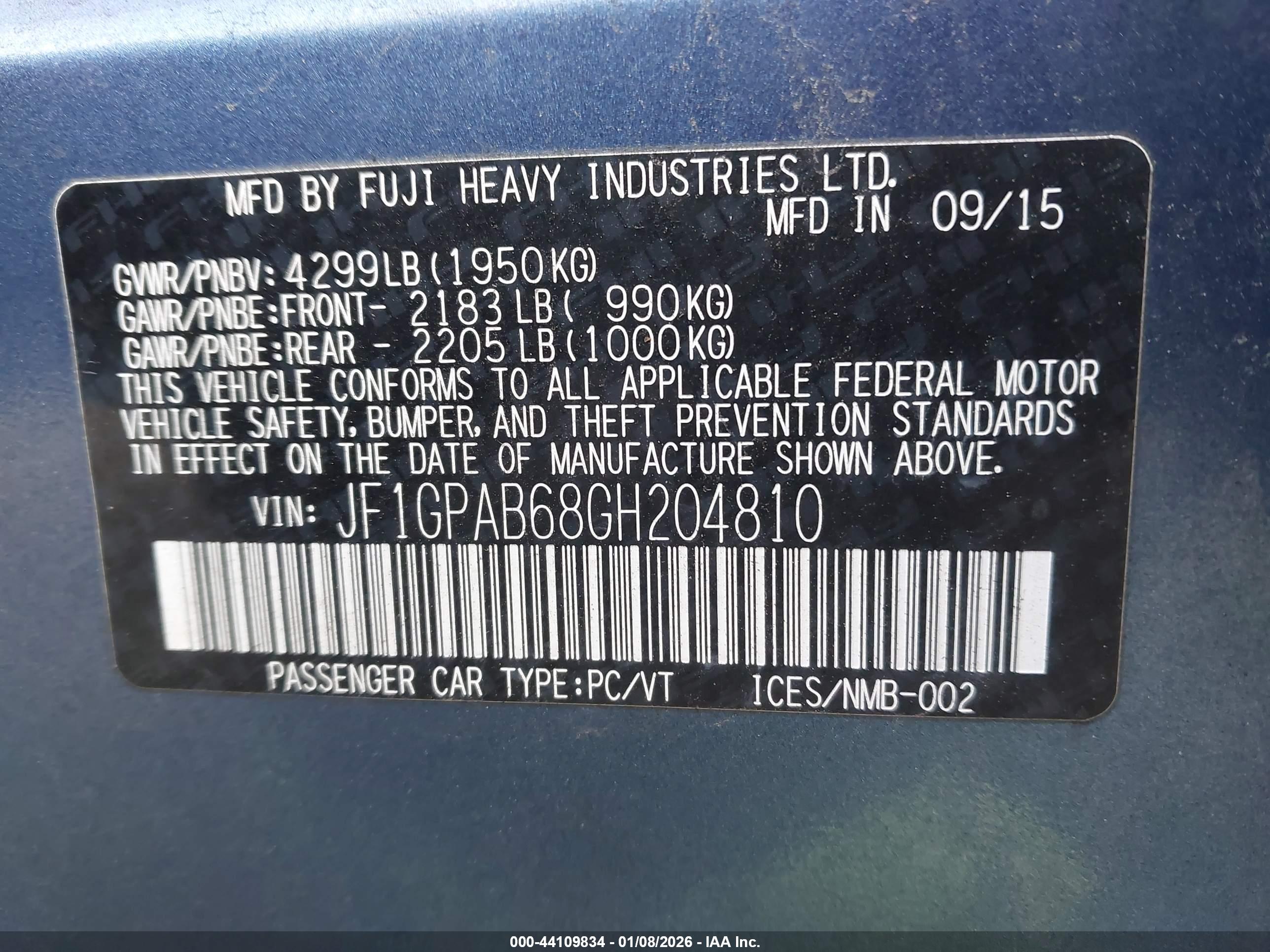 SUBARU IMPREZA image 9