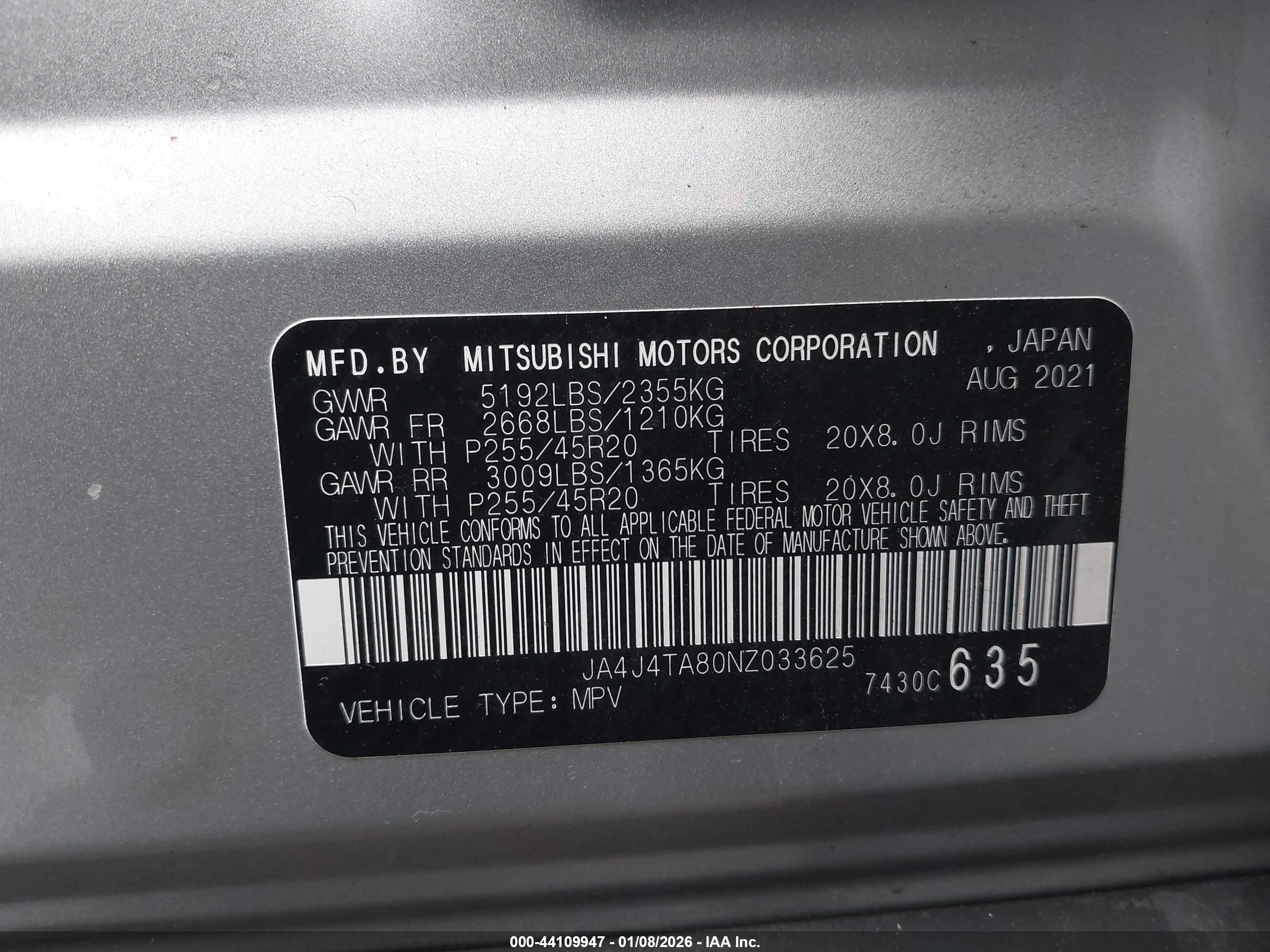 MITSUBISHI OUTLANDER image 9