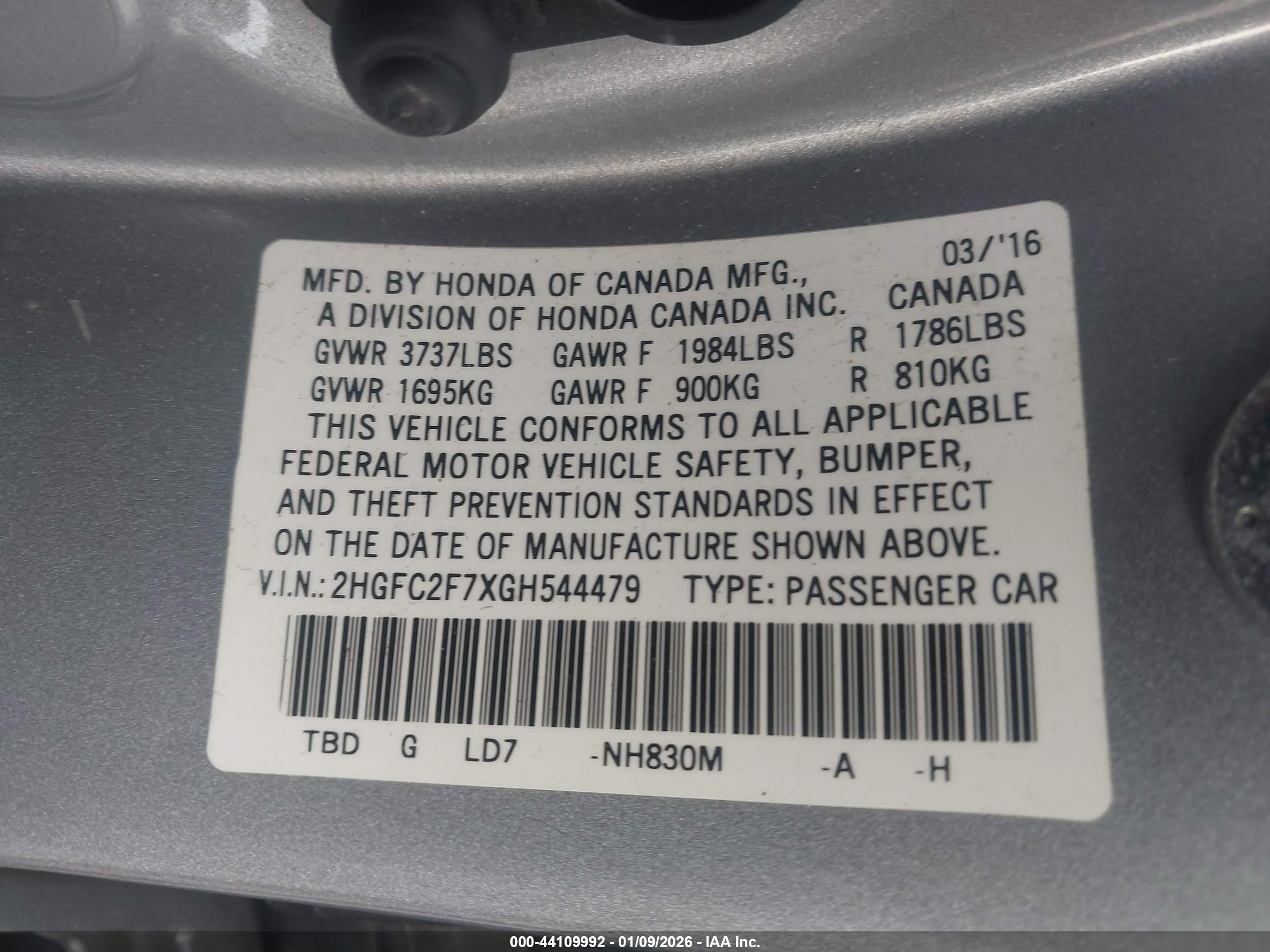 HONDA CIVIC image 9