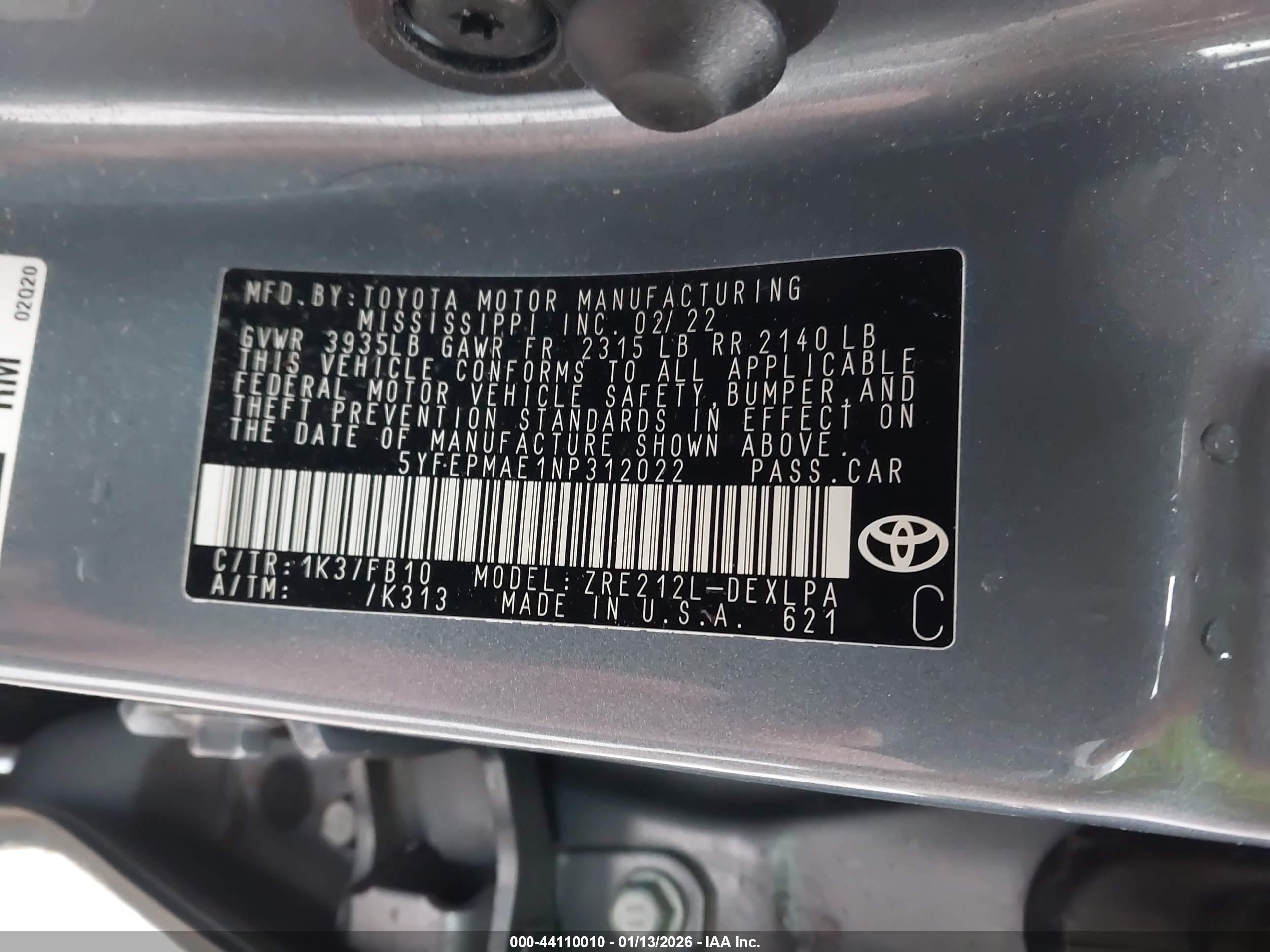 TOYOTA COROLLA image 9