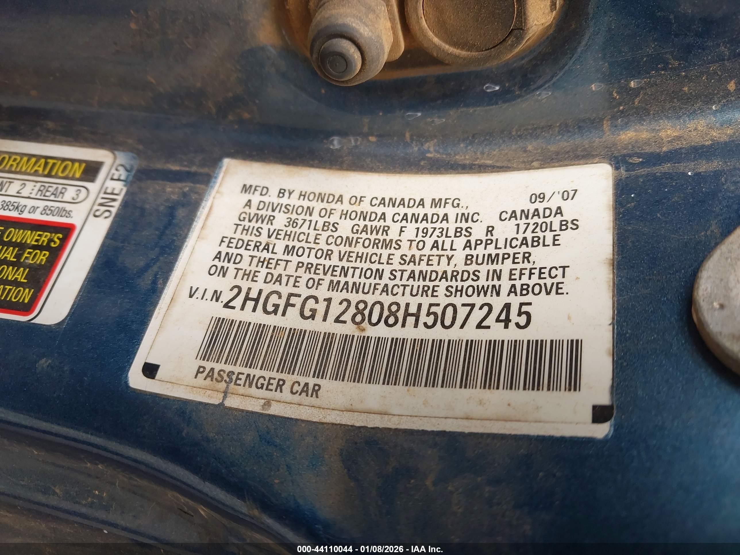 HONDA CIVIC image 9