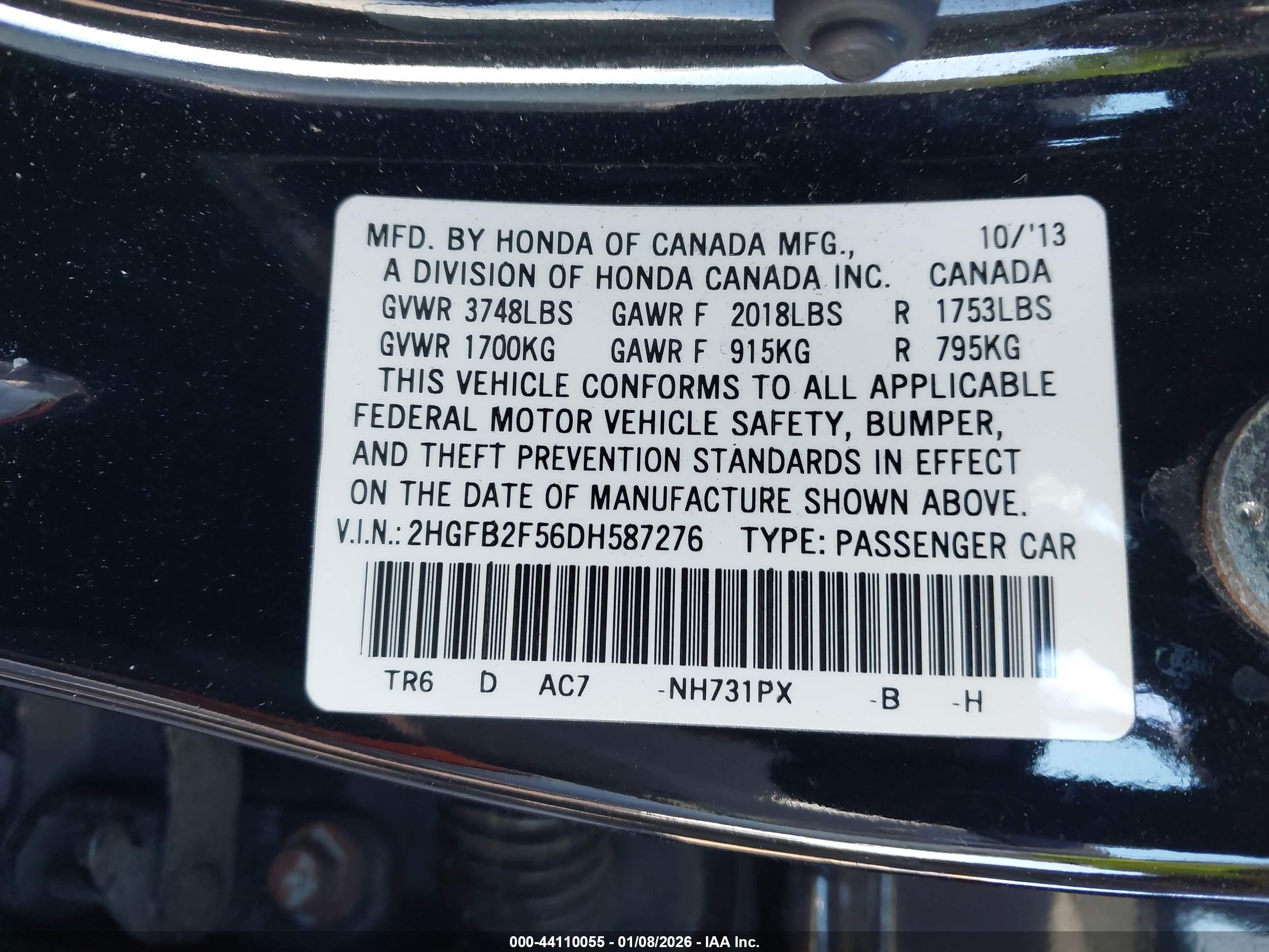 HONDA CIVIC image 9