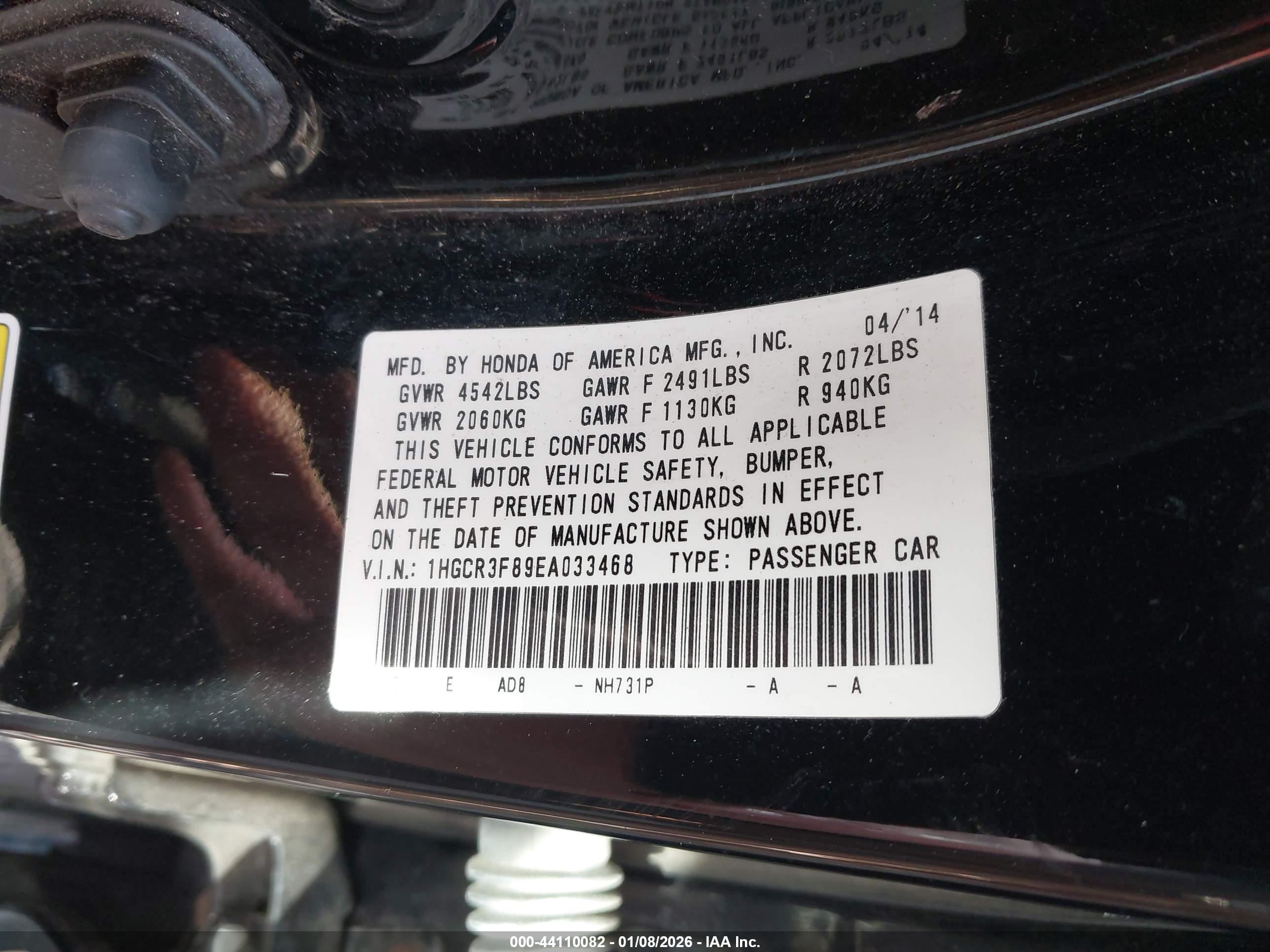HONDA ACCORD image 9