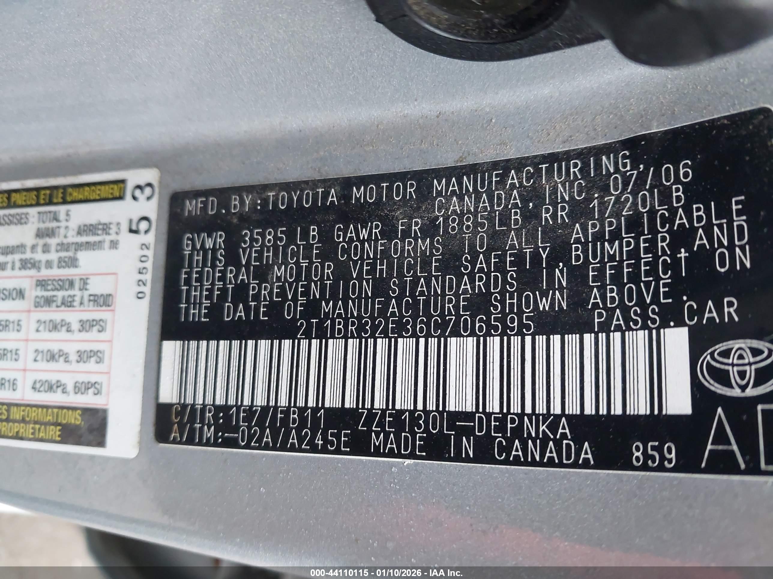 TOYOTA COROLLA image 9