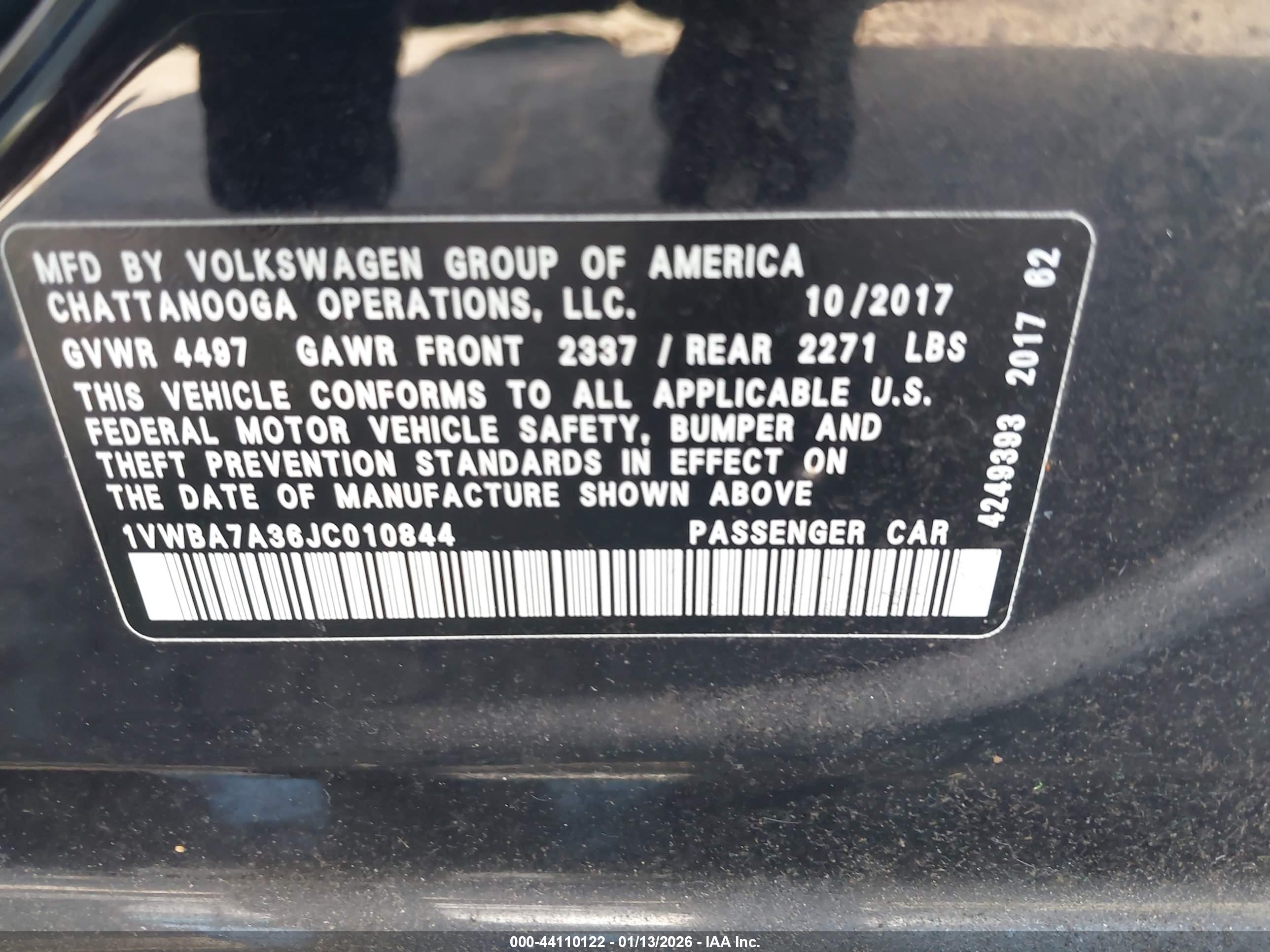 VOLKSWAGEN PASSAT image 9
