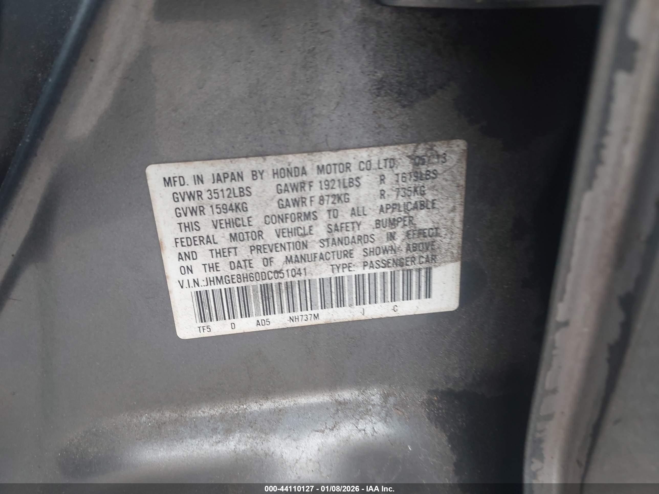 HONDA FIT image 9