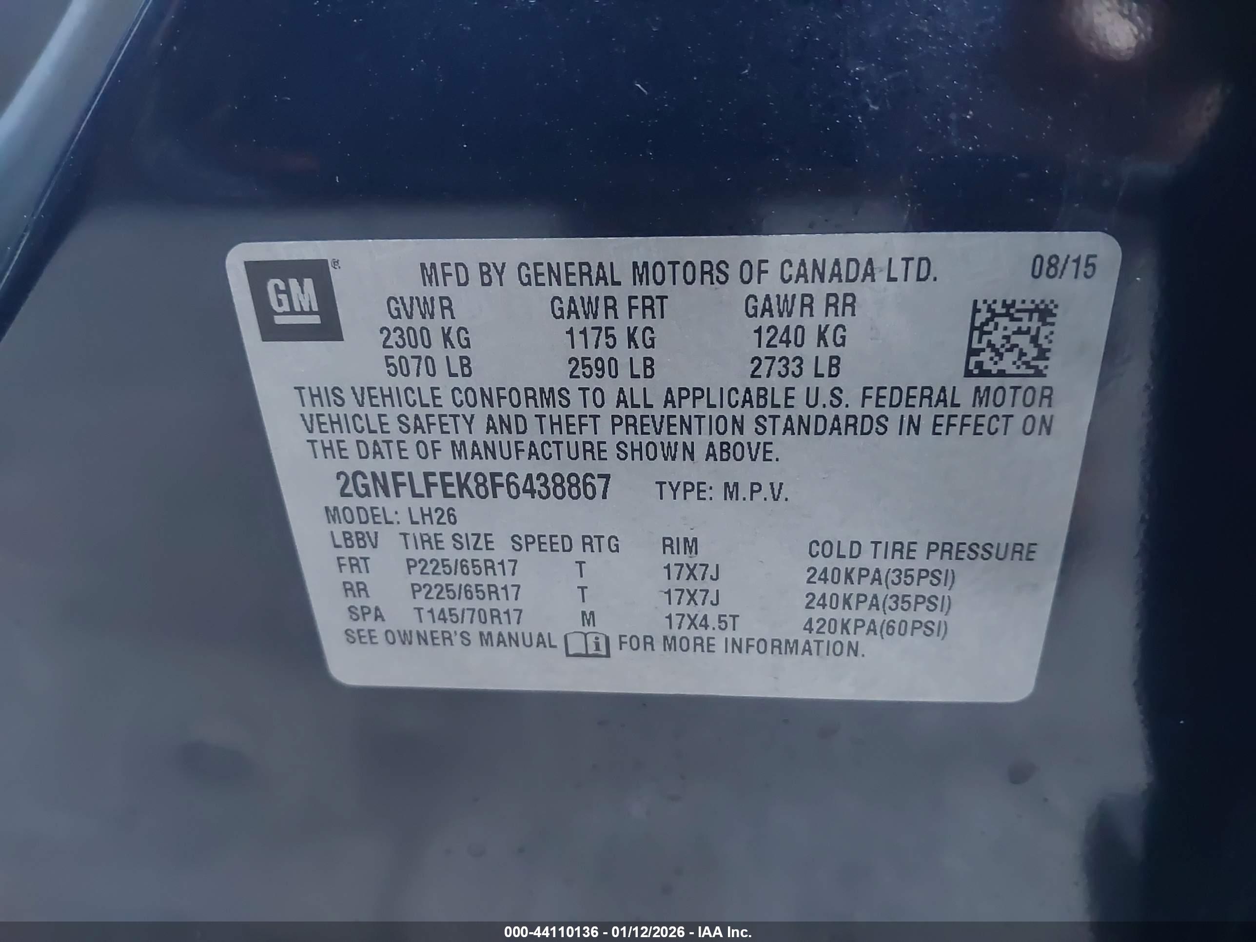 CHEVROLET EQUINOX image 9