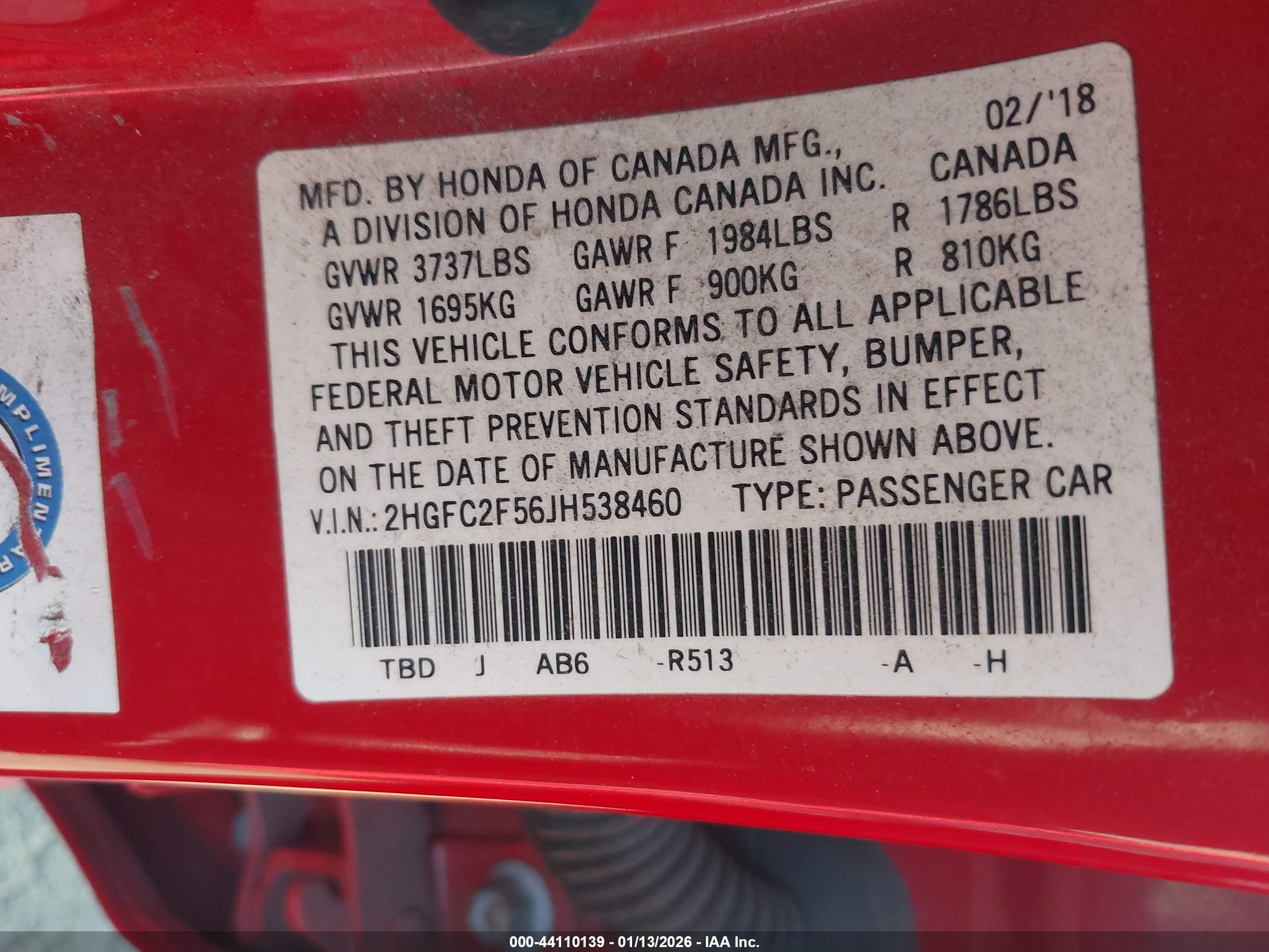 HONDA CIVIC image 9