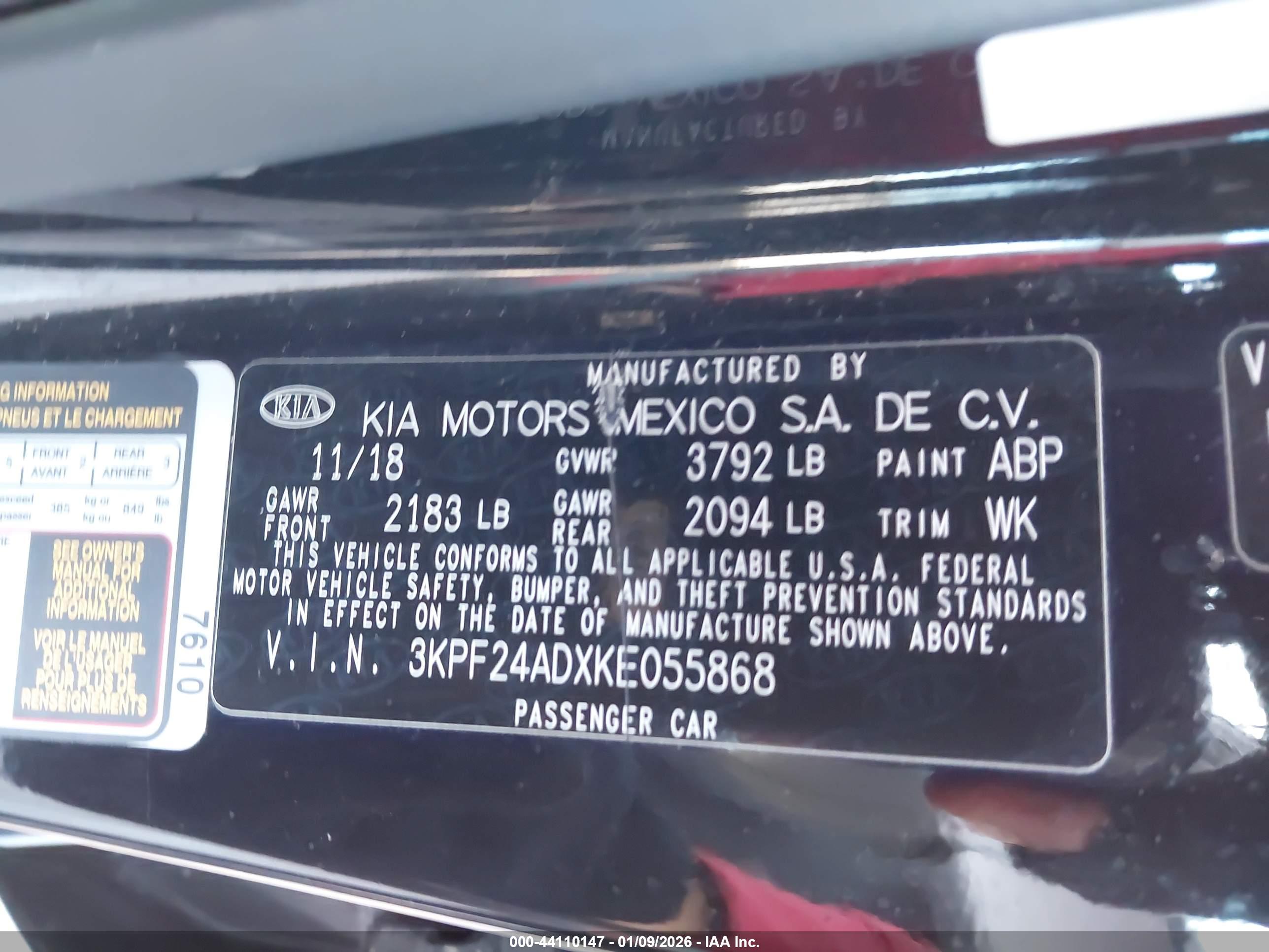 KIA FORTE image 9
