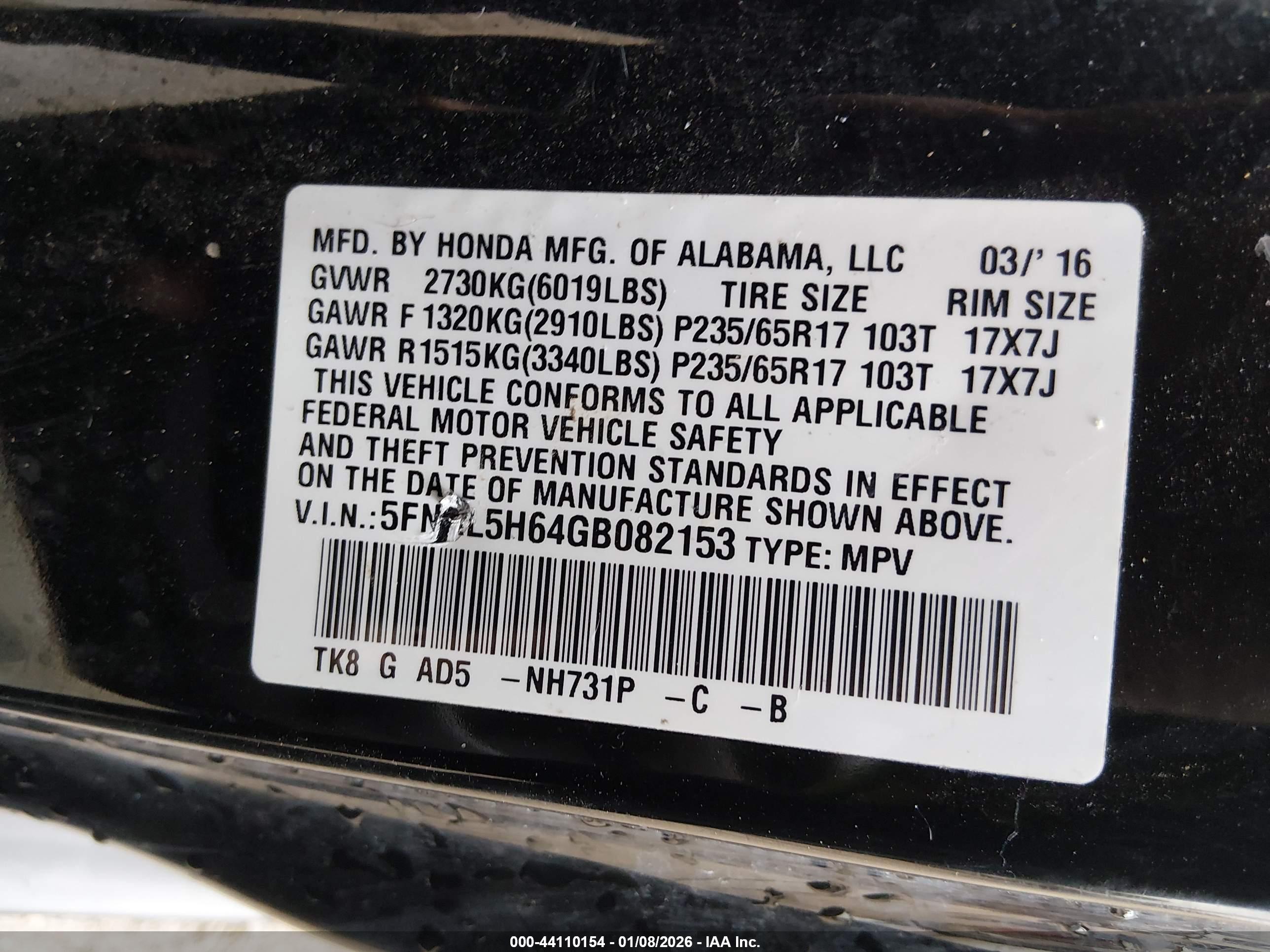HONDA ODYSSEY image 9