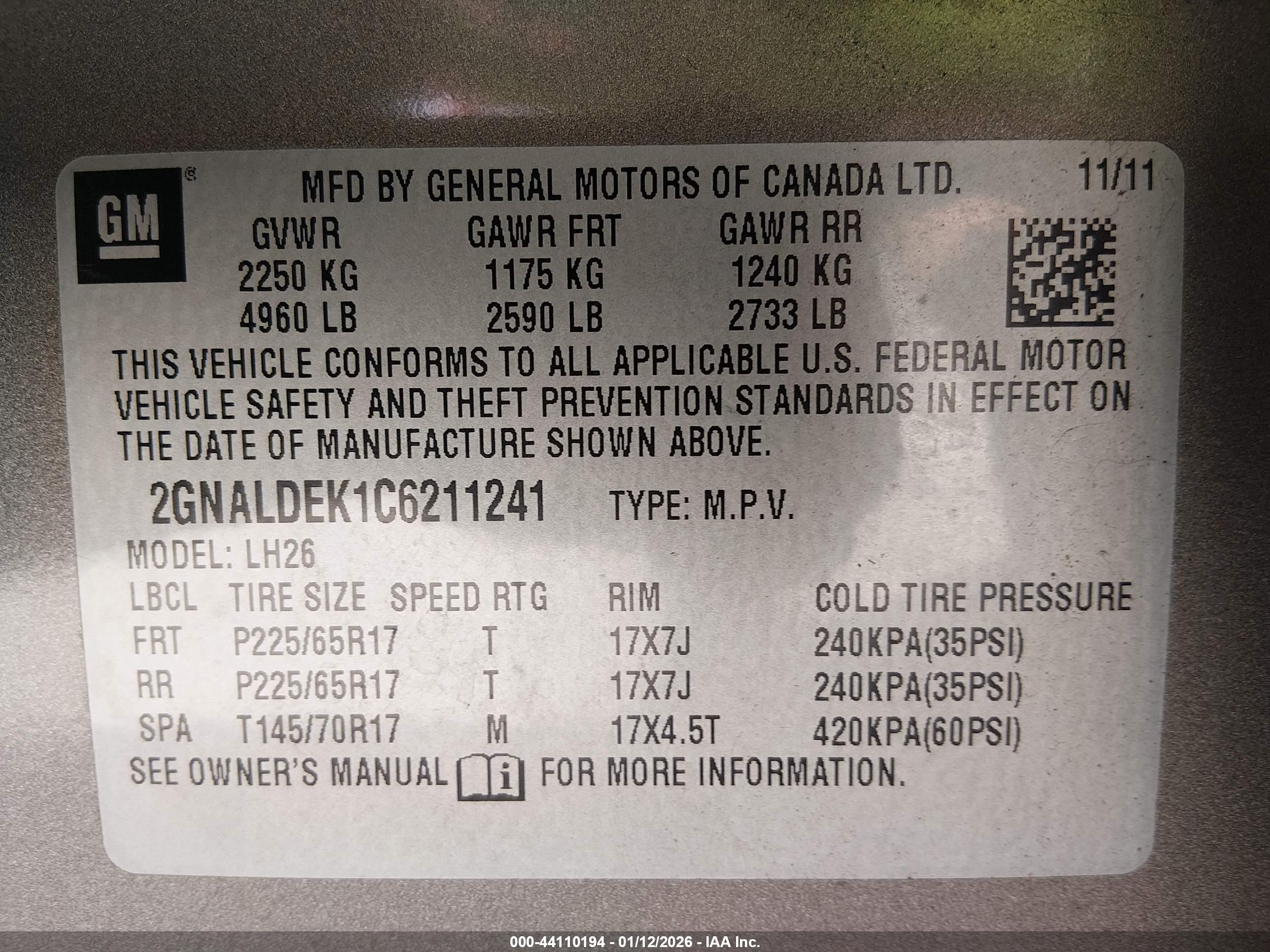 CHEVROLET EQUINOX image 9