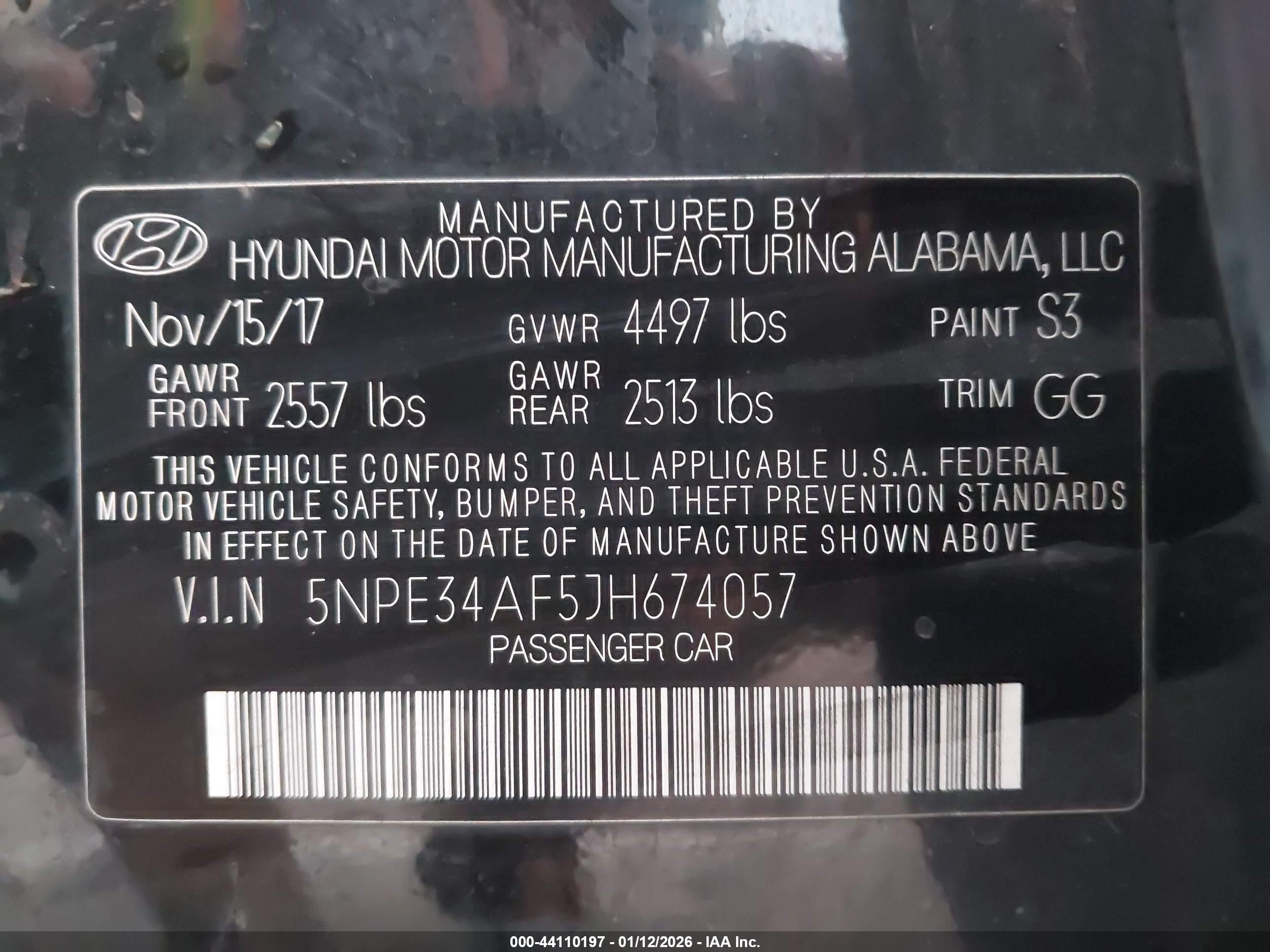 HYUNDAI SONATA image 9