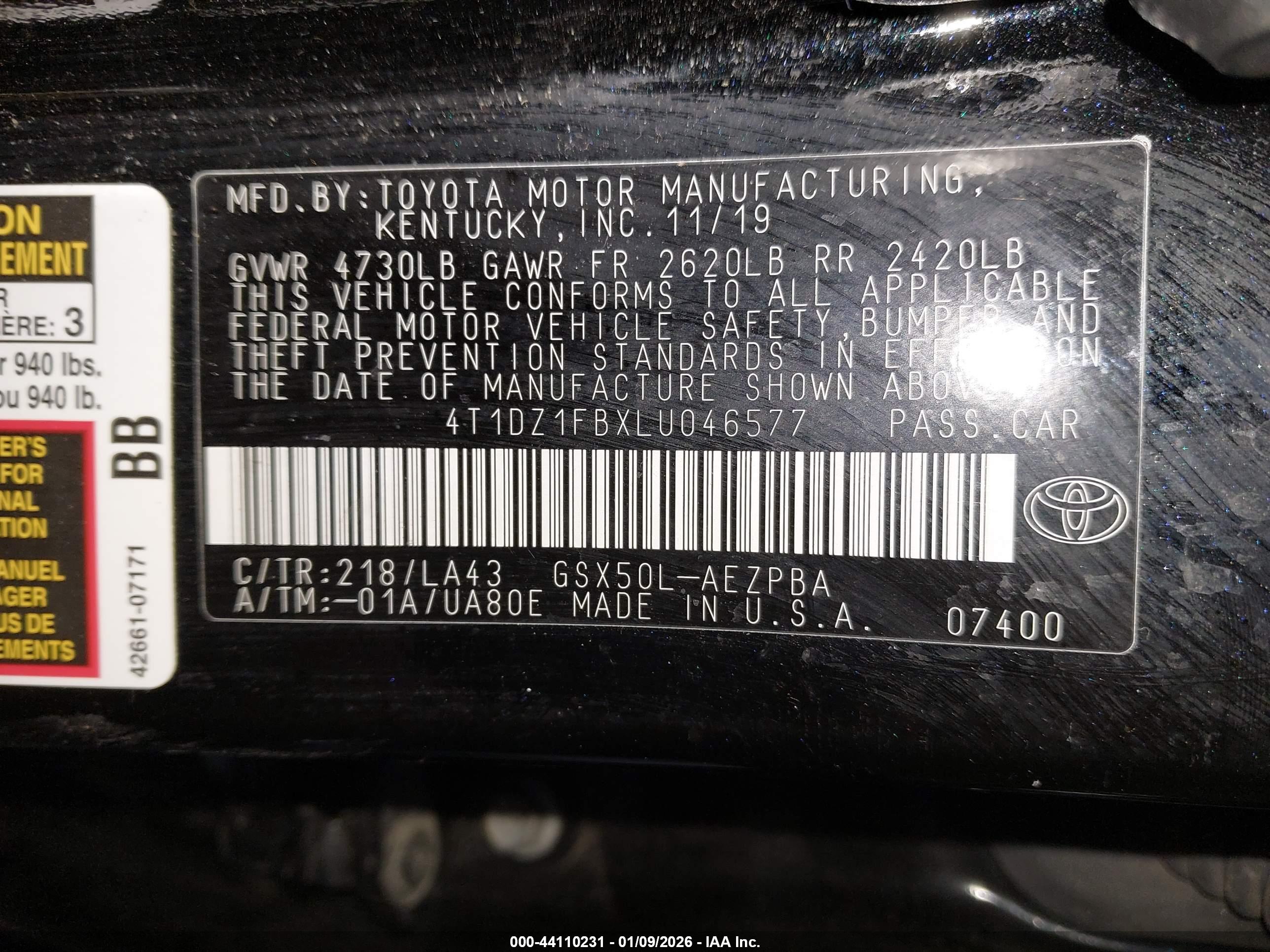 TOYOTA AVALON image 9