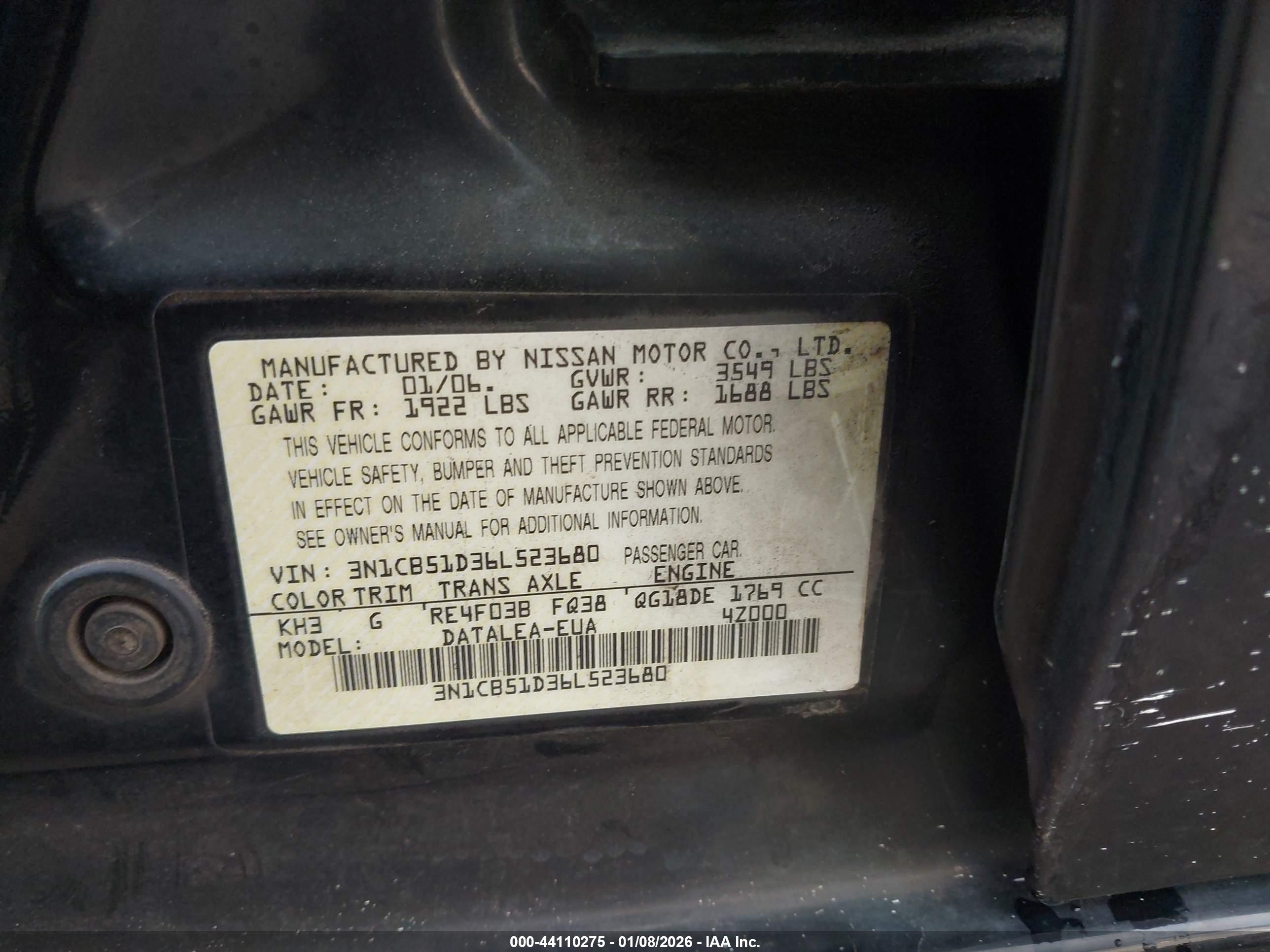 NISSAN SENTRA image 9