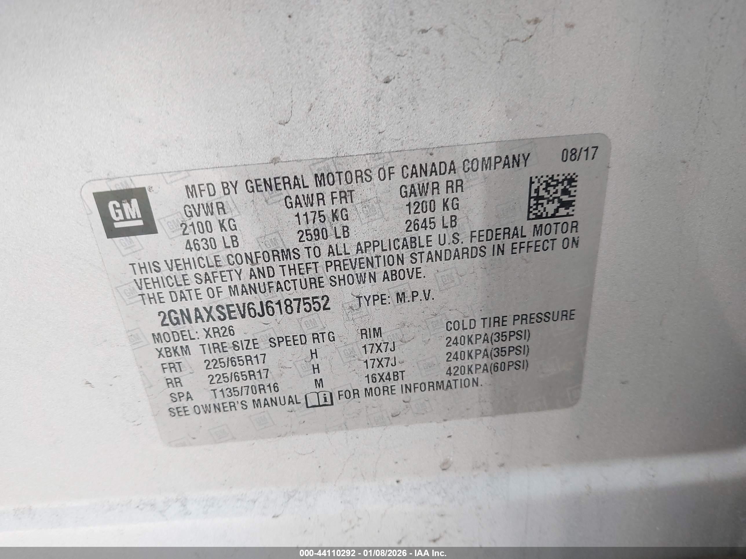 CHEVROLET EQUINOX image 9