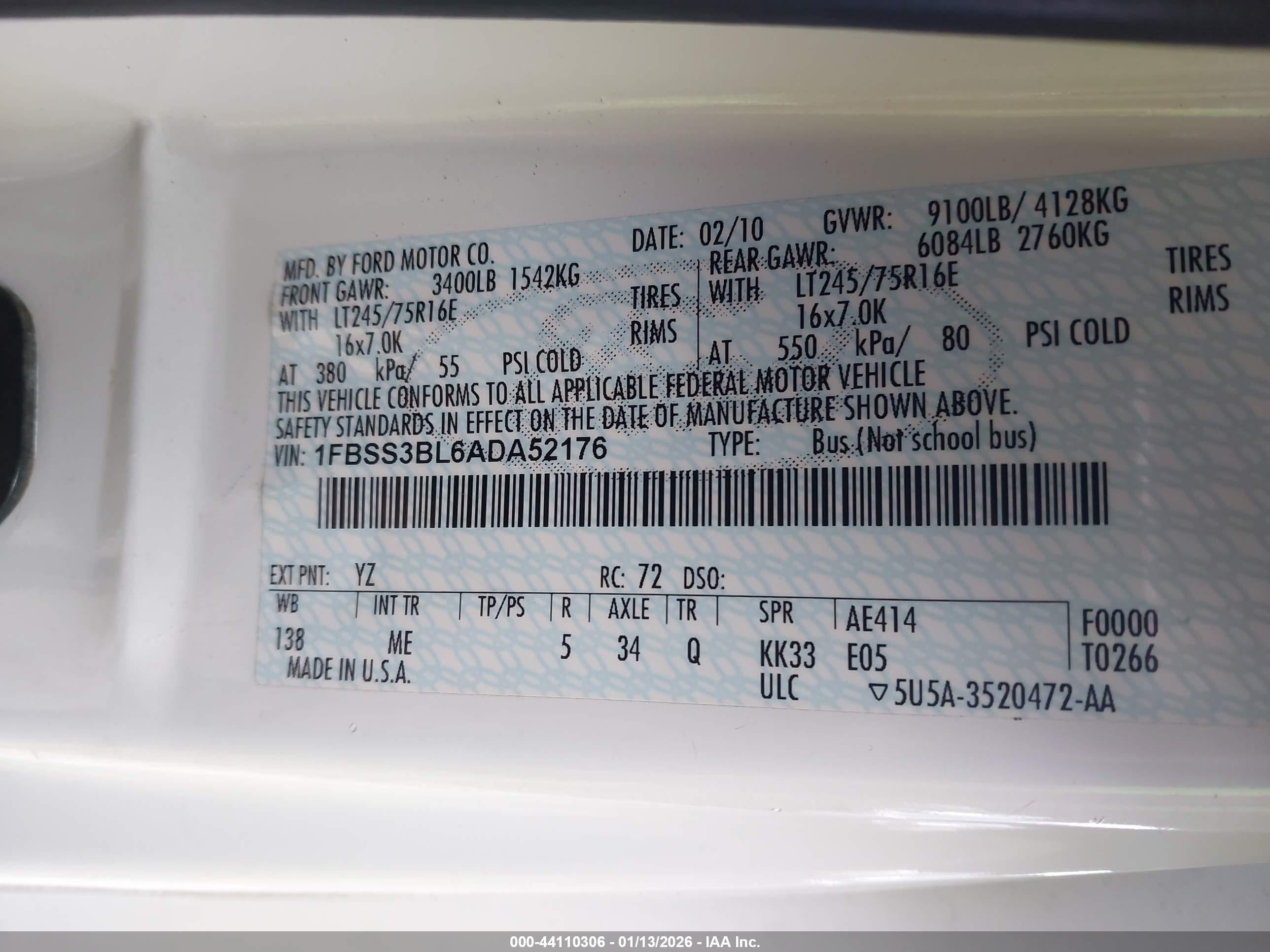 FORD E-350 image 9