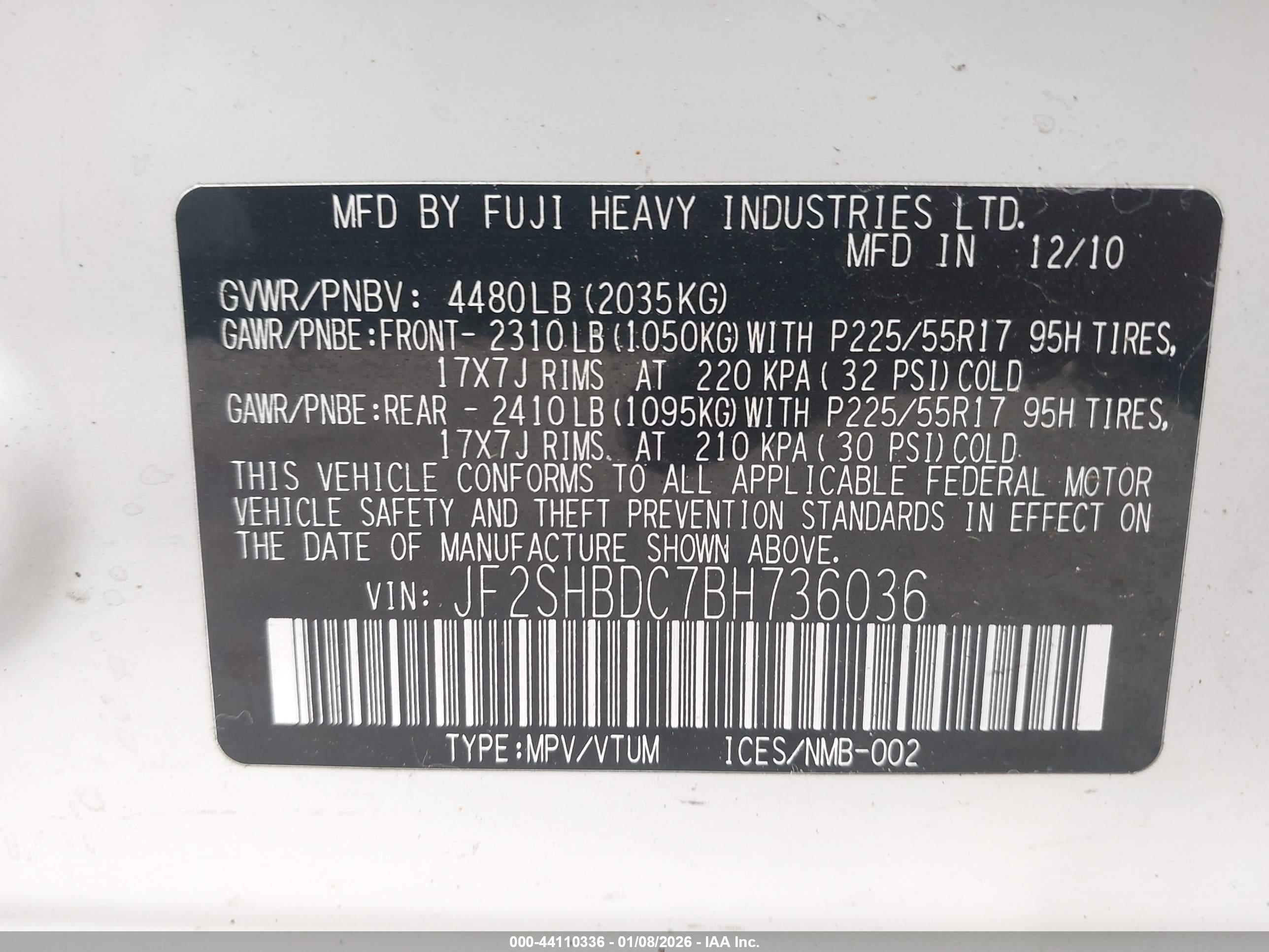 SUBARU FORESTER image 9